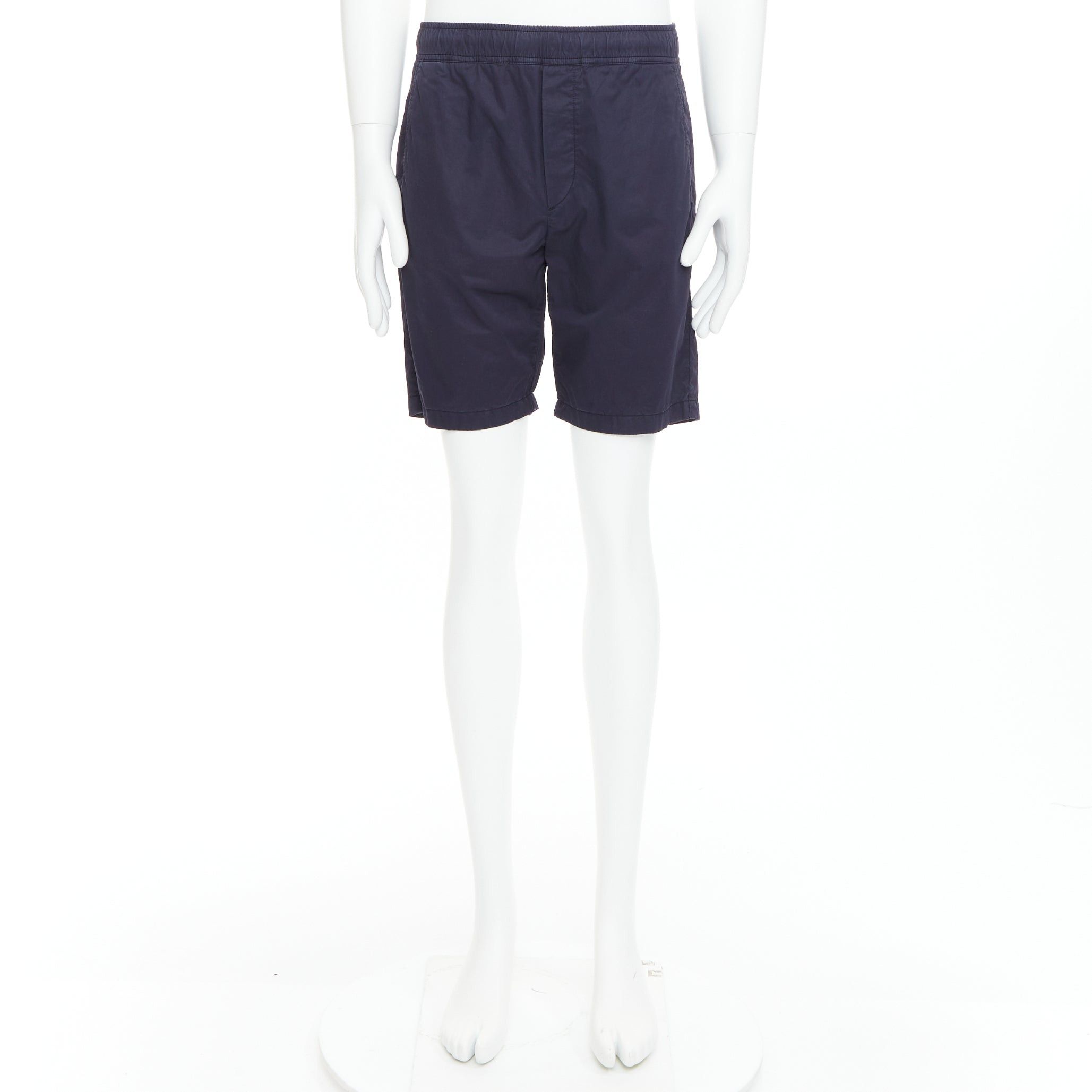 Bottega Veneta BOTTEGA VENETA navy washed cotton pocketed casual shorts IT46 S Size US 28 / EU 44 - 9 Thumbnail