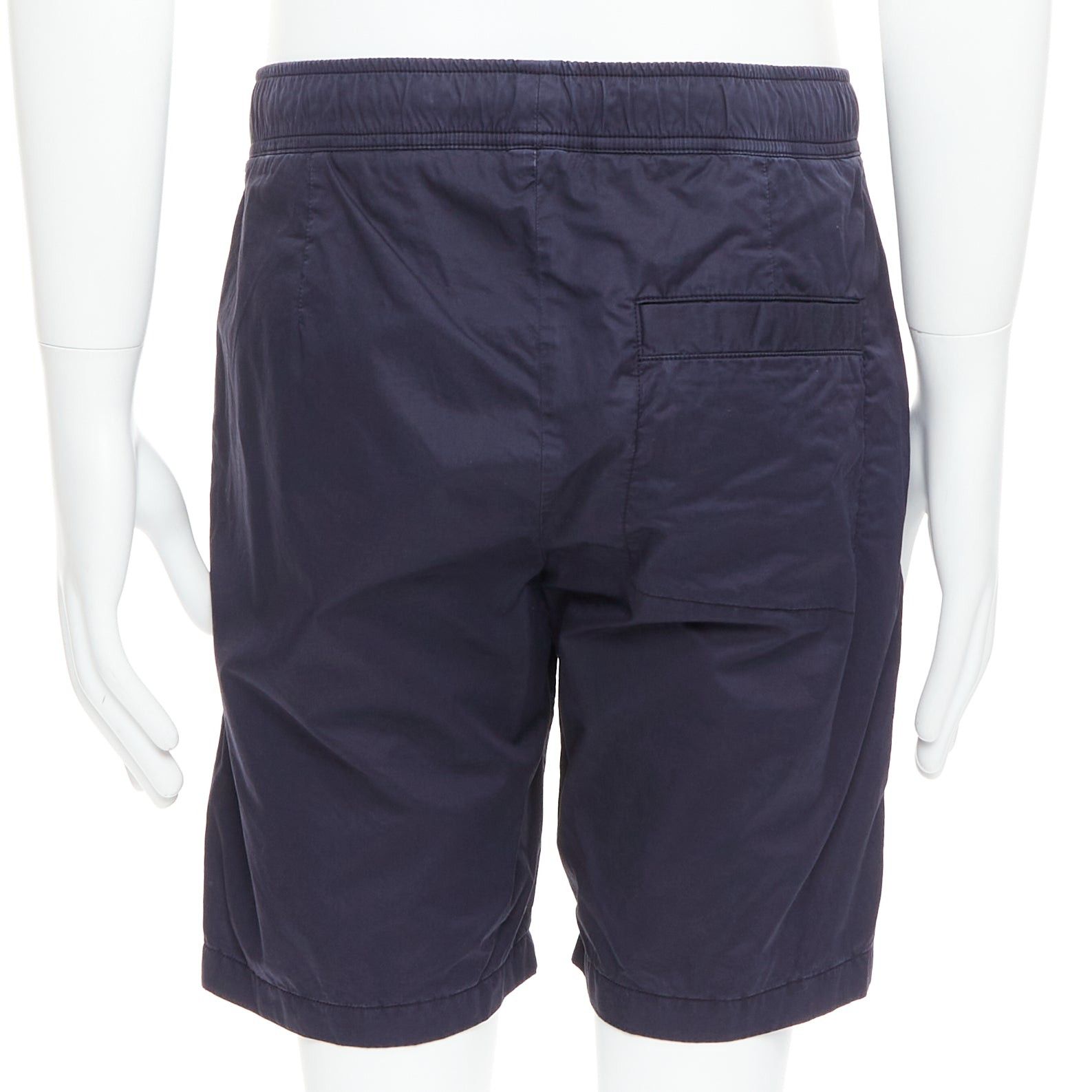 Bottega Veneta BOTTEGA VENETA navy washed cotton pocketed casual shorts IT46 S Size US 28 / EU 44 - 5 Thumbnail