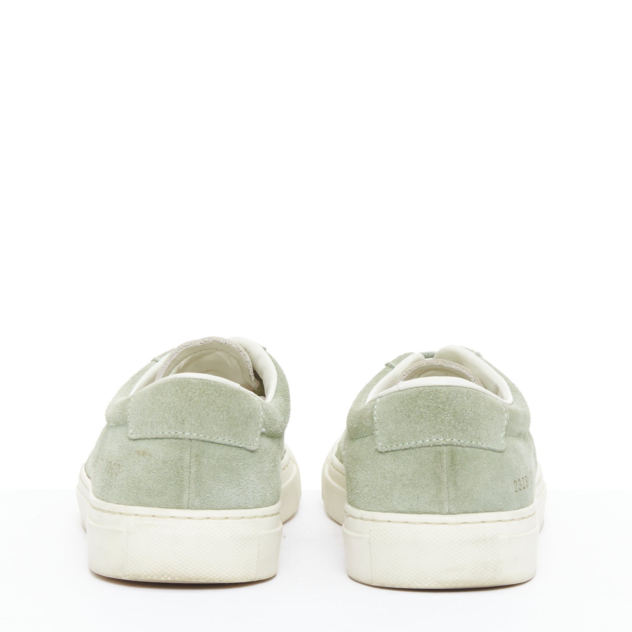 Common Projects COMMON PROJECT Summer Edition 2328 dusty green suede low top sneakers EU39 Size US 6 / EU 39 - 5 Thumbnail