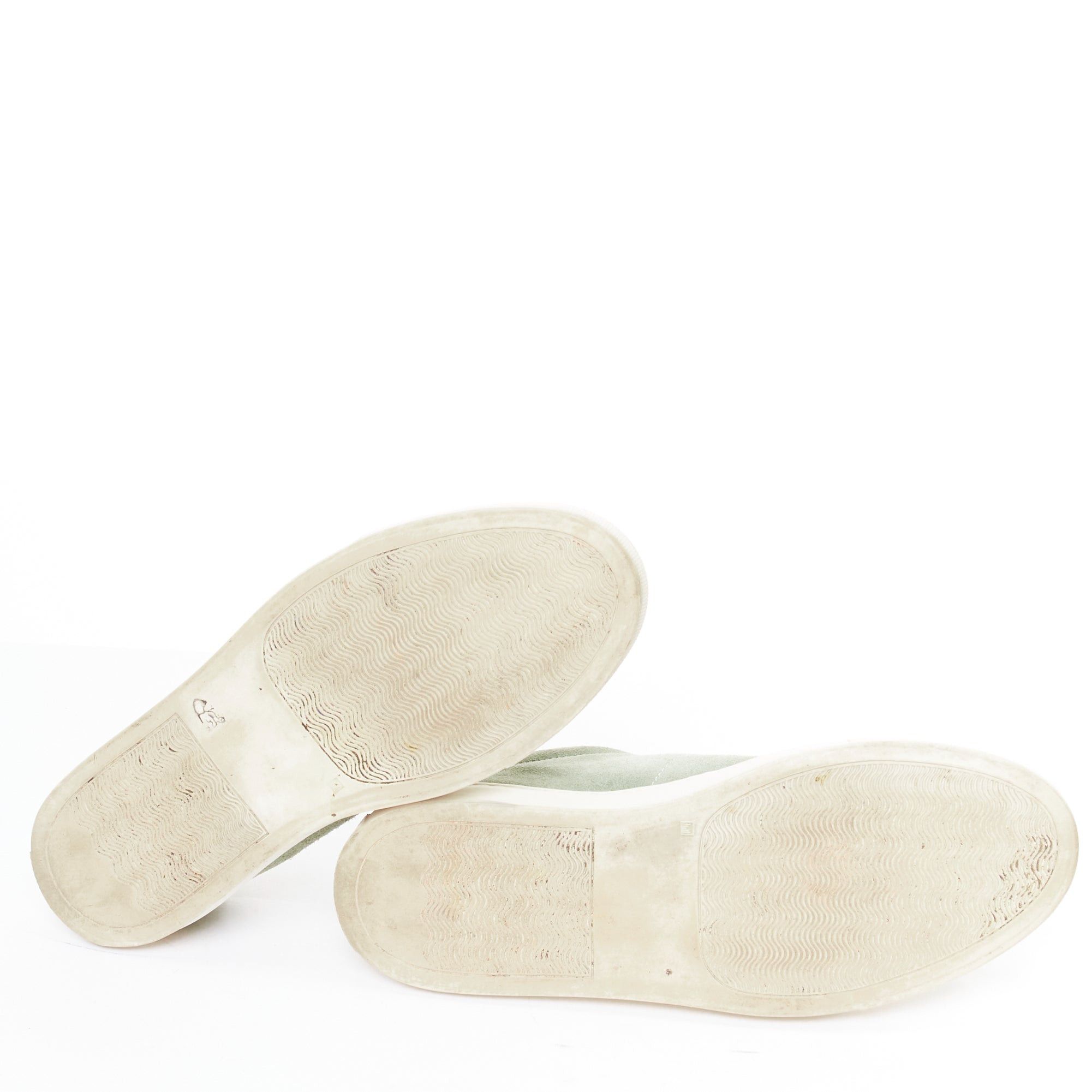 Common Projects COMMON PROJECT Summer Edition 2328 dusty green suede low top sneakers EU39 Size US 6 / EU 39 - 11 Thumbnail