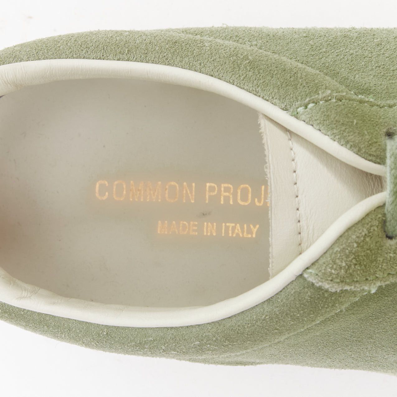 Common Projects COMMON PROJECT Summer Edition 2328 dusty green suede low top sneakers EU39 Size US 6 / EU 39 - 9 Thumbnail