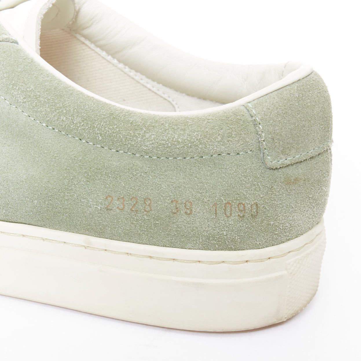 Common Projects COMMON PROJECT Summer Edition 2328 dusty green suede low top sneakers EU39 Size US 6 / EU 39 - 8 Thumbnail