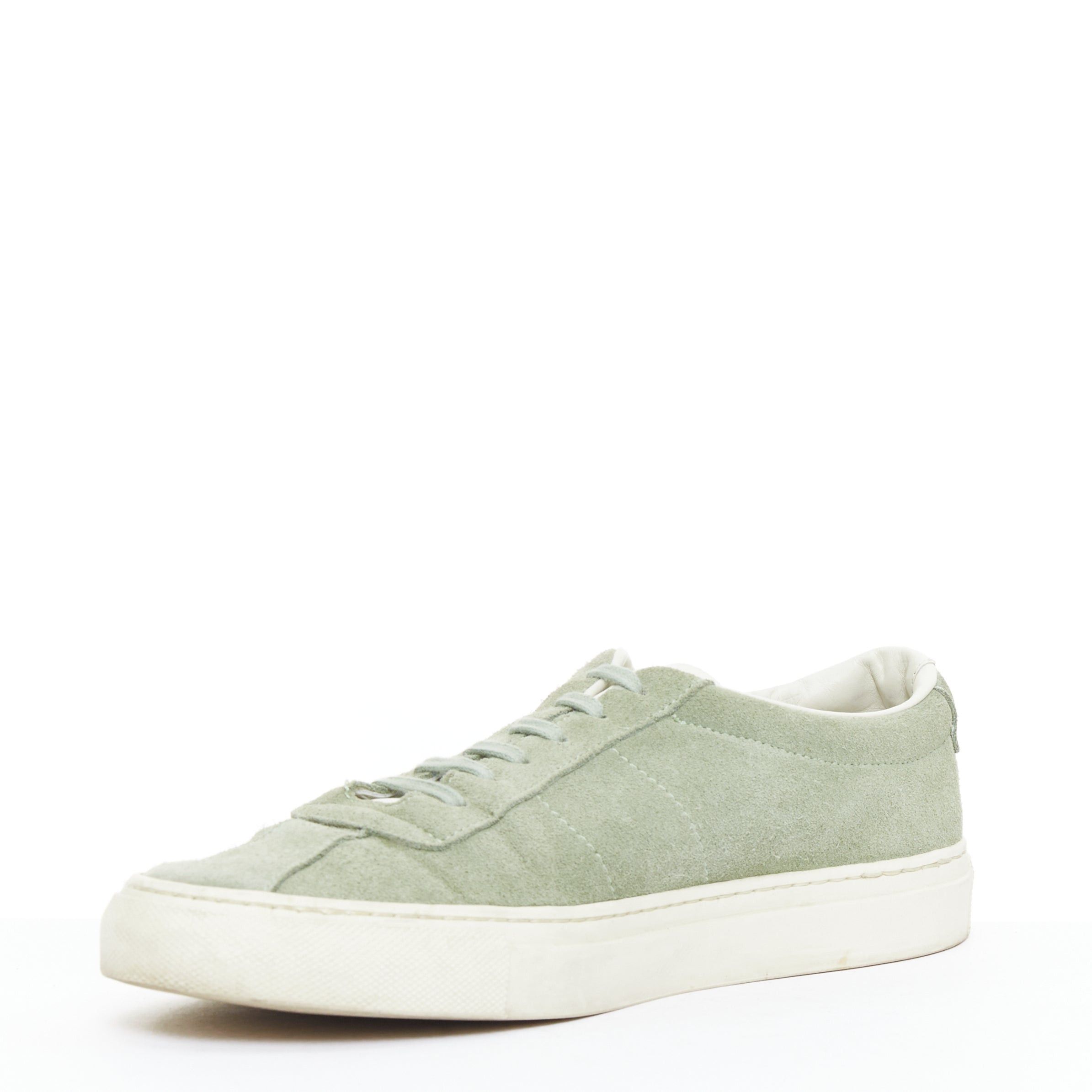 Common Projects COMMON PROJECT Summer Edition 2328 dusty green suede low top sneakers EU39 Size US 6 / EU 39 - 4 Thumbnail