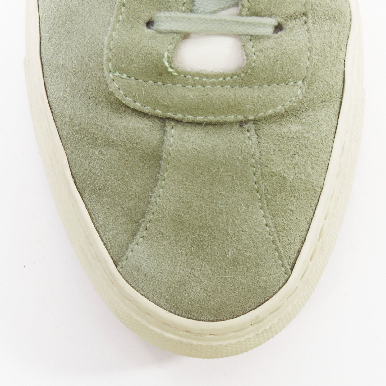 Common Projects COMMON PROJECT Summer Edition 2328 dusty green suede low top sneakers EU39 Size US 6 / EU 39 - 6 Thumbnail