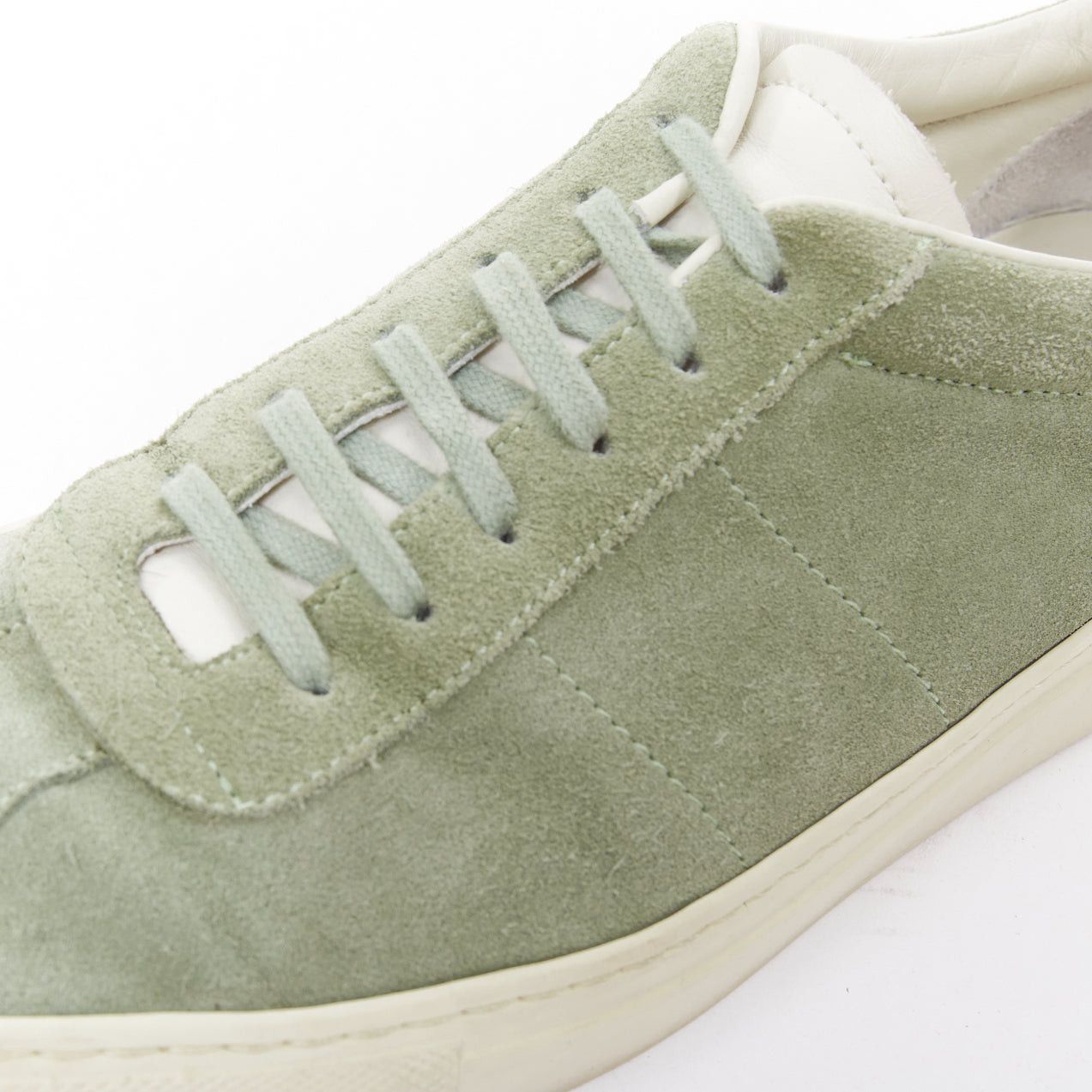 Common Projects COMMON PROJECT Summer Edition 2328 dusty green suede low top sneakers EU39 Size US 6 / EU 39 - 7 Thumbnail
