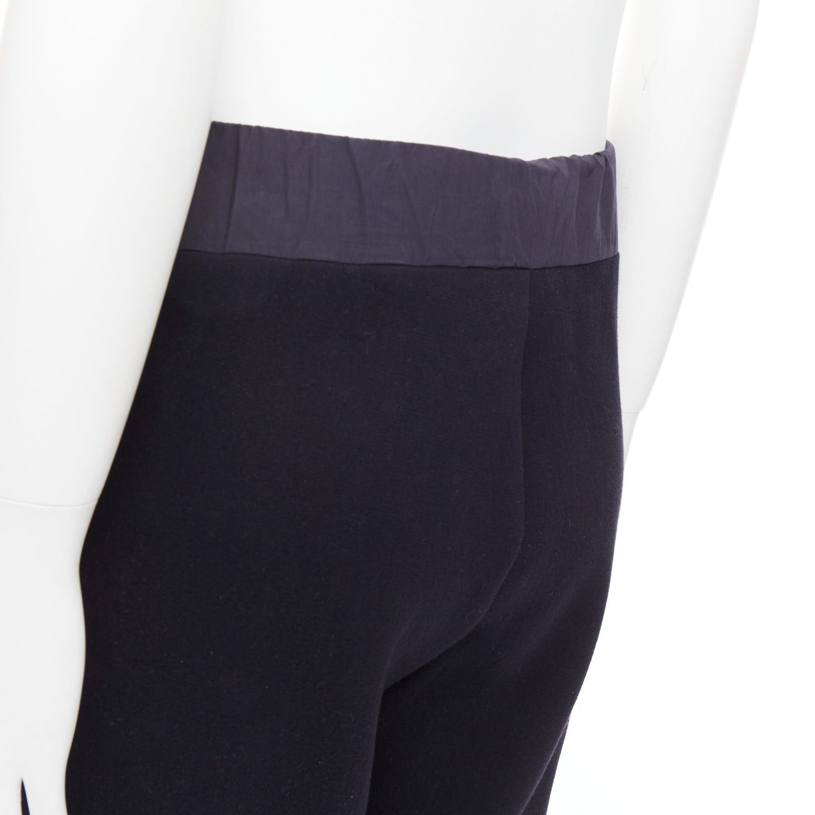 Bottega Veneta BOTTEGA VENETA navy cotton blend contrast waist bant jogger sweat pants IT44 XS Size US 26 / EU 42 - 7 Thumbnail
