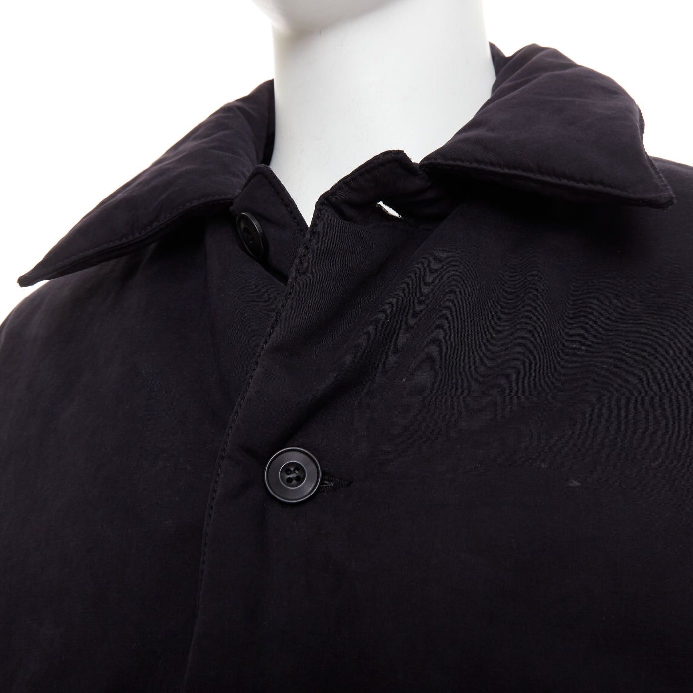 Other COOR Korea Minimal Cara black cotton blend duck down feather puffer jacket M Size US M / EU 48-50 / 2 - 2 Thumbnail