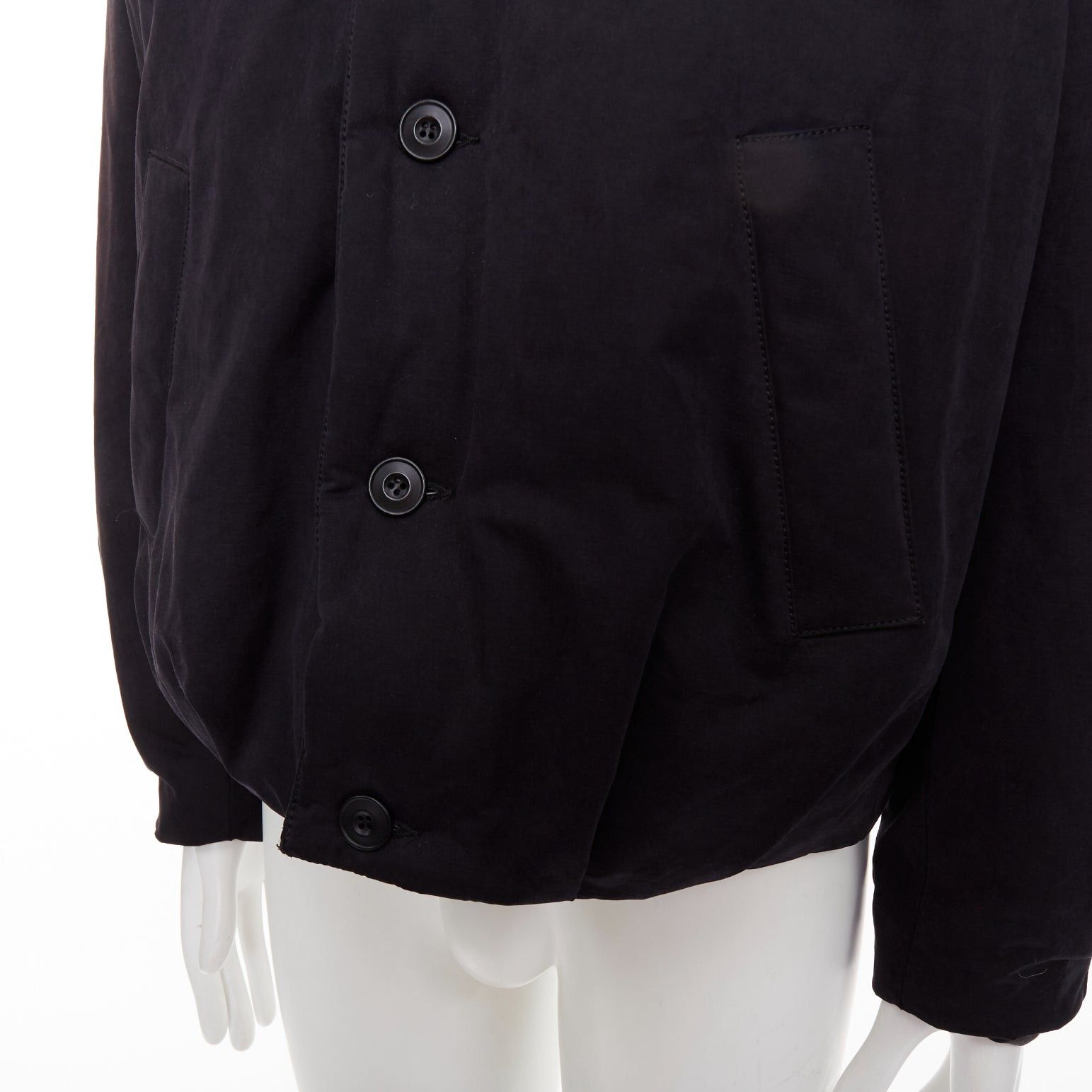 Other COOR Korea Minimal Cara black cotton blend duck down feather puffer jacket M Size US M / EU 48-50 / 2 - 7 Thumbnail