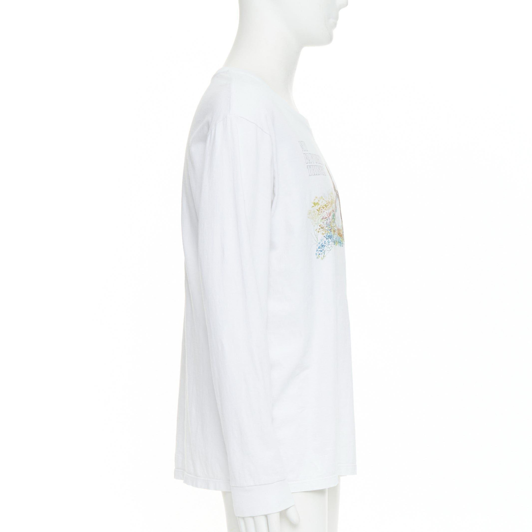 Undercover UNDERCOVER John My Favourite Things white cotton print long sleeve tee JP3 L Size US L / EU 52-54 / 3 - 4 Thumbnail