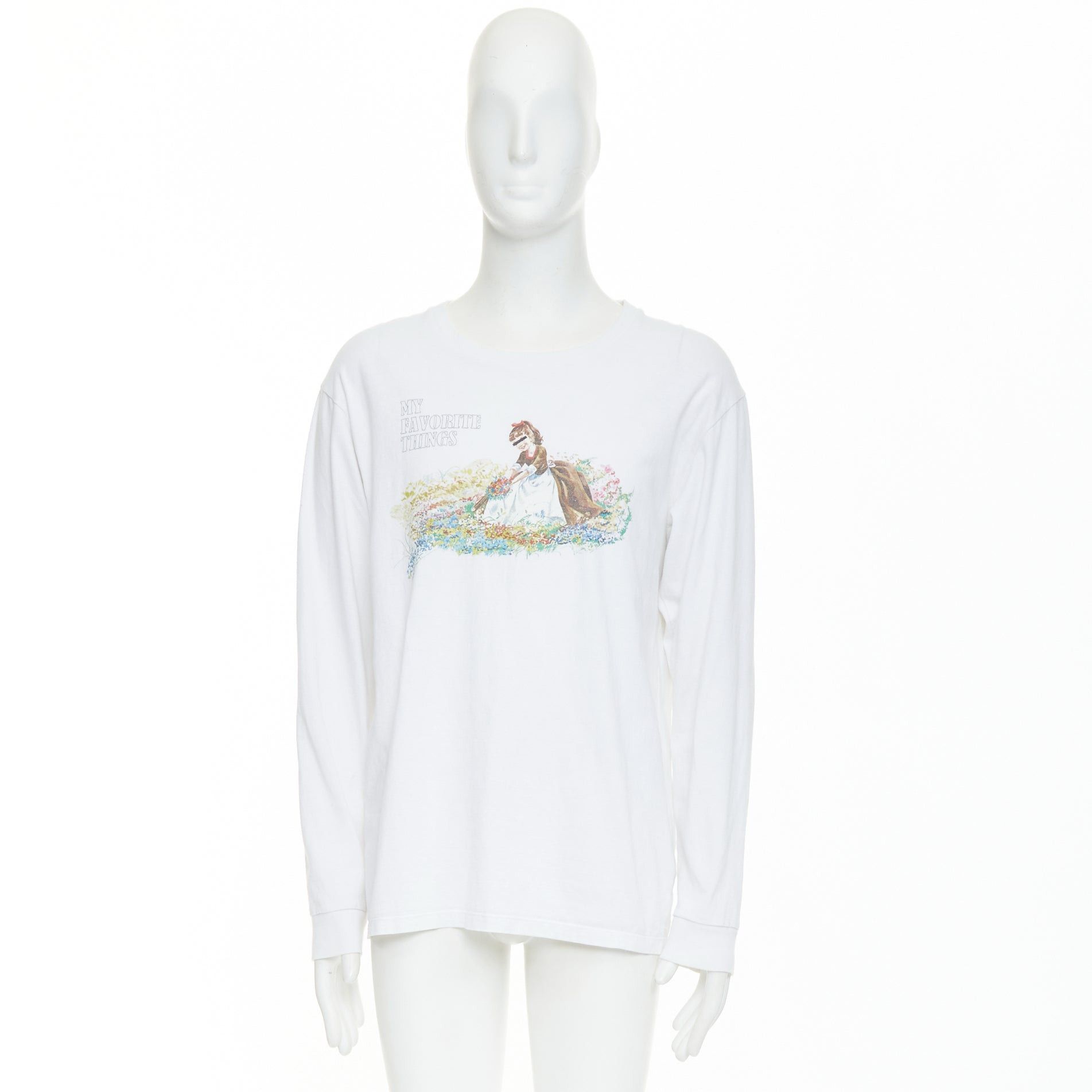 Undercover UNDERCOVER John My Favourite Things white cotton print long sleeve tee JP3 L Size US L / EU 52-54 / 3 - 9 Thumbnail