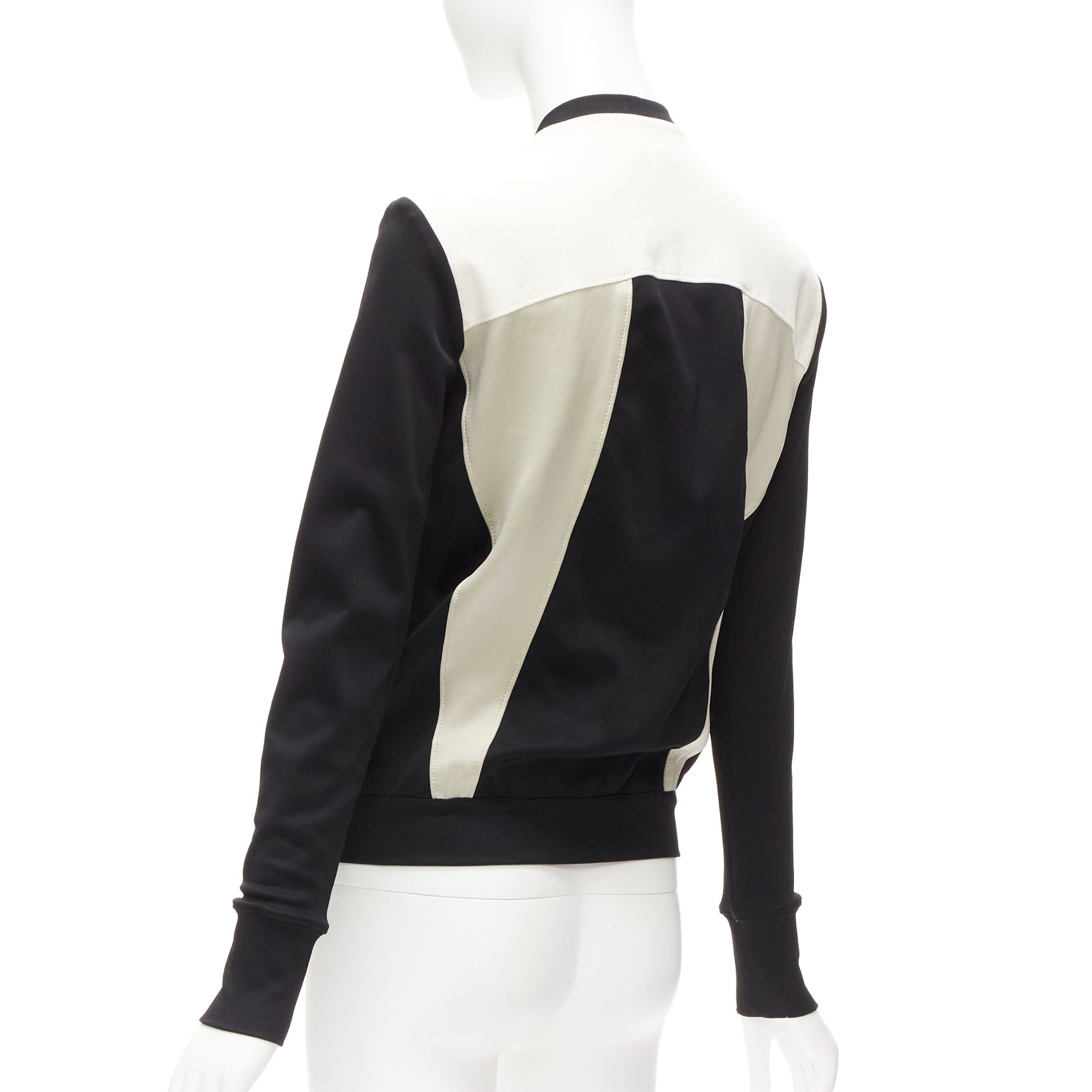 Helmut Lang HELMUT LANG beige black color blocked bomber jacket US4 S Size M / US 6-8 / IT 42-44 - 7 Thumbnail