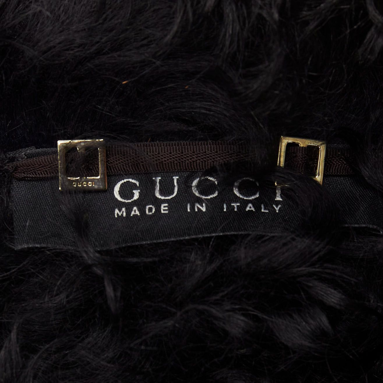 Gucci GUCCI Tom Ford Vintage black shearling double breasted coat IT42 M Size M / US 6-8 / IT 42-44 - 9 Thumbnail