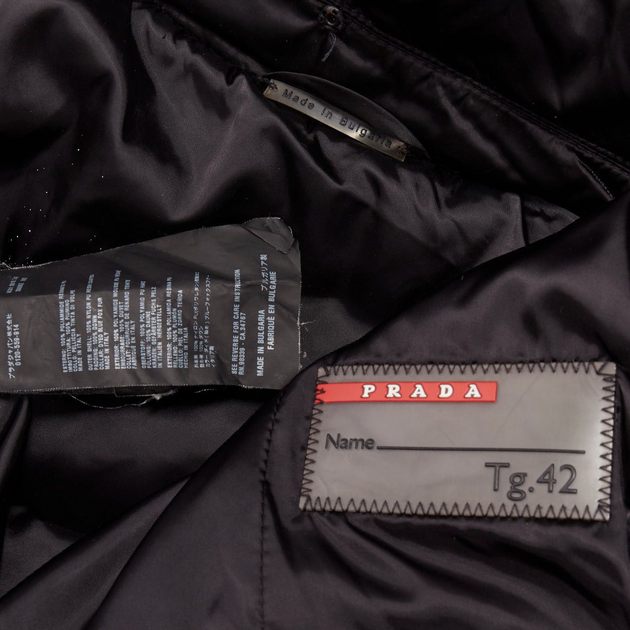 Prada PRADA 2010 black shiny nylon hooded quilted long sleeve puffer coat IT42 M Size M / US 6-8 / IT 42-44 - 9 Thumbnail