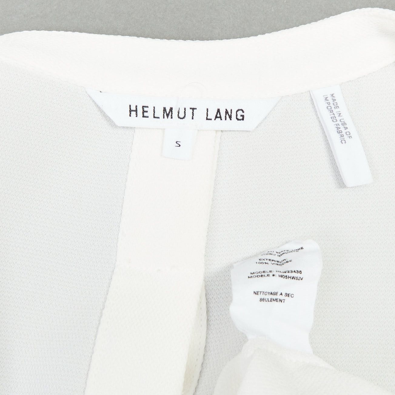 Helmut Lang HELMUT LANG white tie front deconstructed backless vest top S Size S / US 4 / IT 40 - 8 Thumbnail