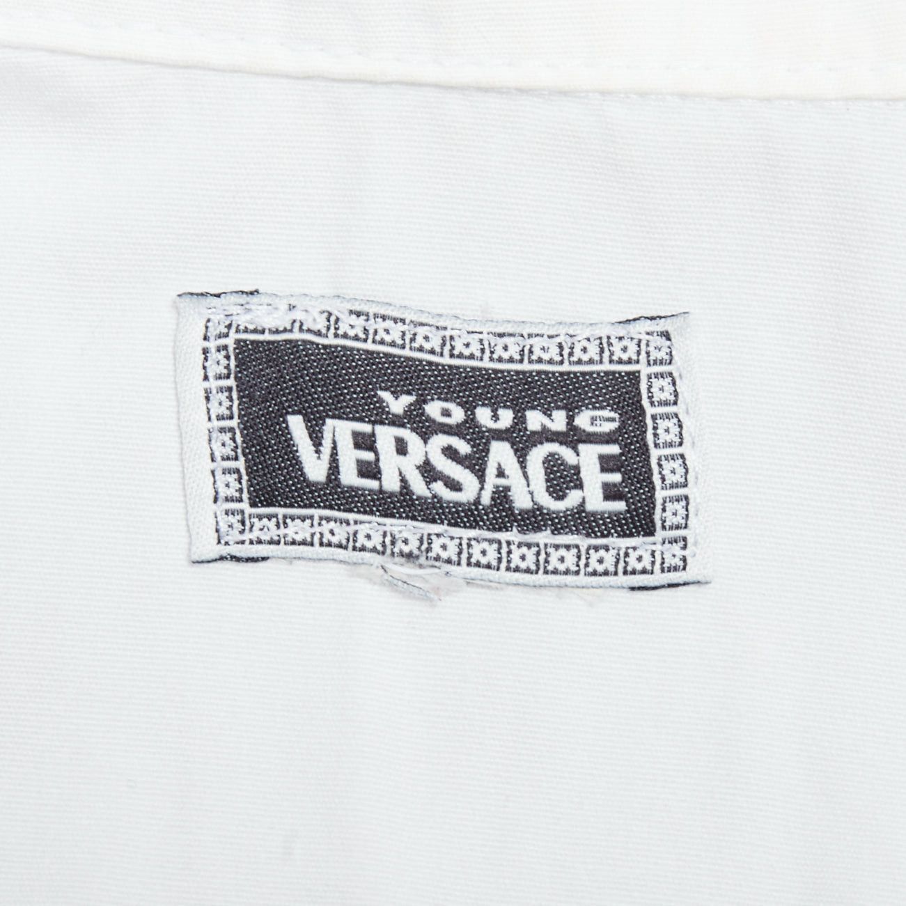 Versace VERSACE YOUNG Vintage white silver medusa logo button jacket Size XS / US 0-2 / IT 36-38 - 9 Thumbnail