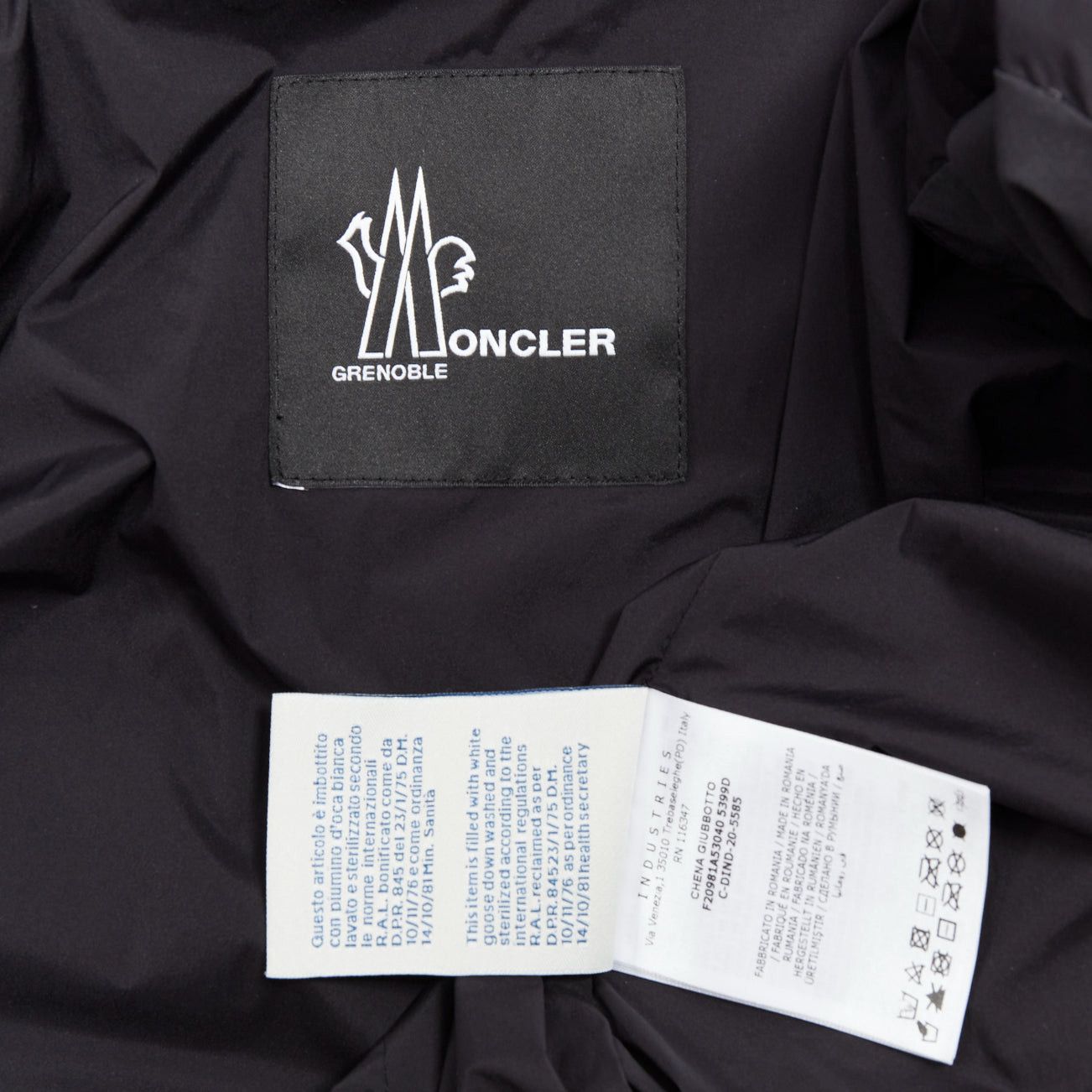 Moncler MONCLER Grenoble Chena Giubbotto black fitted puffer jacket Sz2 M Size M / US 6-8 / IT 42-44 - 9 Thumbnail