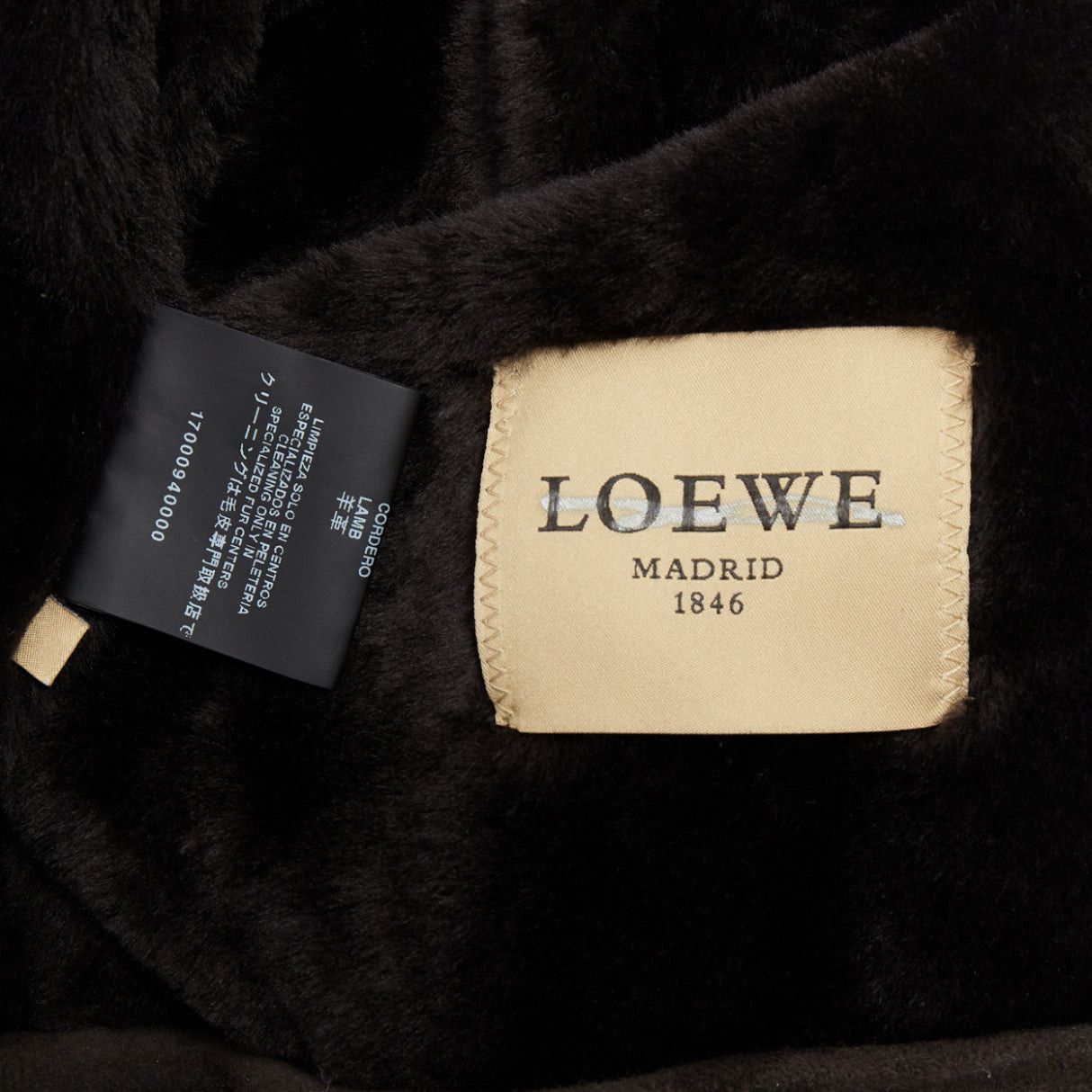Loewe LOEWE charcoal brown lamb shearling lined hooded cropped suede jacket FR38 M Size M / US 6-8 / IT 42-44 - 9 Thumbnail