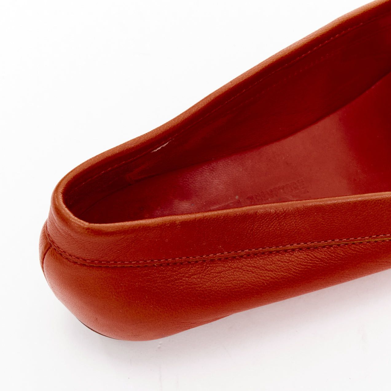 Salvatore Ferragamo SALVATORE FERRAGAMO burnt orange leather gold logo buckle loafers 6.5 Size US 6.5 / IT 36.5 - 8 Thumbnail