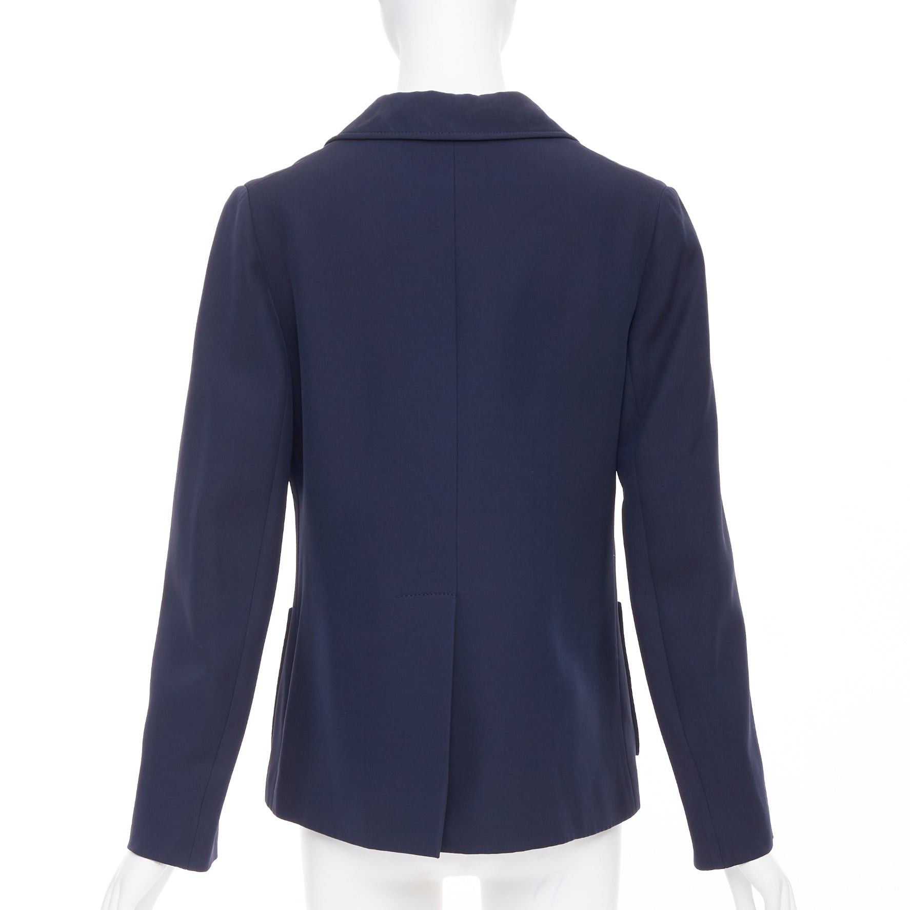 Gucci GUCCI NY Yankees 2018 Alessandro Michele navy wool silk blazer jacket IT42 M Size M / US 6-8 / IT 42-44 - 6 Thumbnail