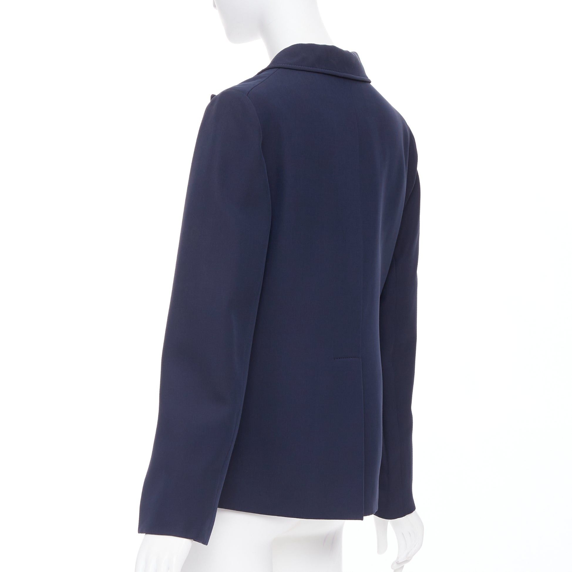 Gucci GUCCI NY Yankees 2018 Alessandro Michele navy wool silk blazer jacket IT42 M Size M / US 6-8 / IT 42-44 - 7 Thumbnail