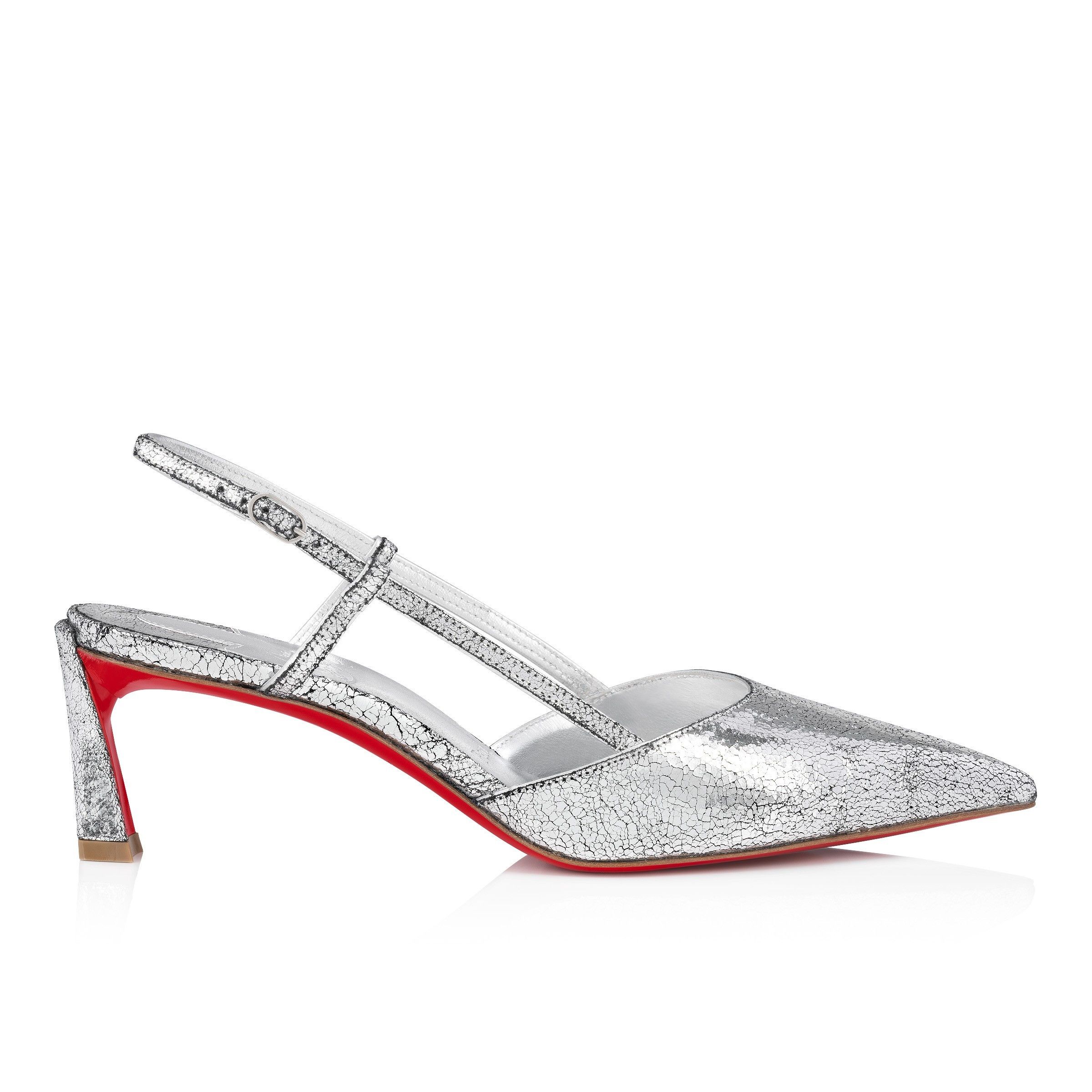 Christian Louboutin condoroline 55mm silver Size US 7 / IT 37 - 2 Thumbnail