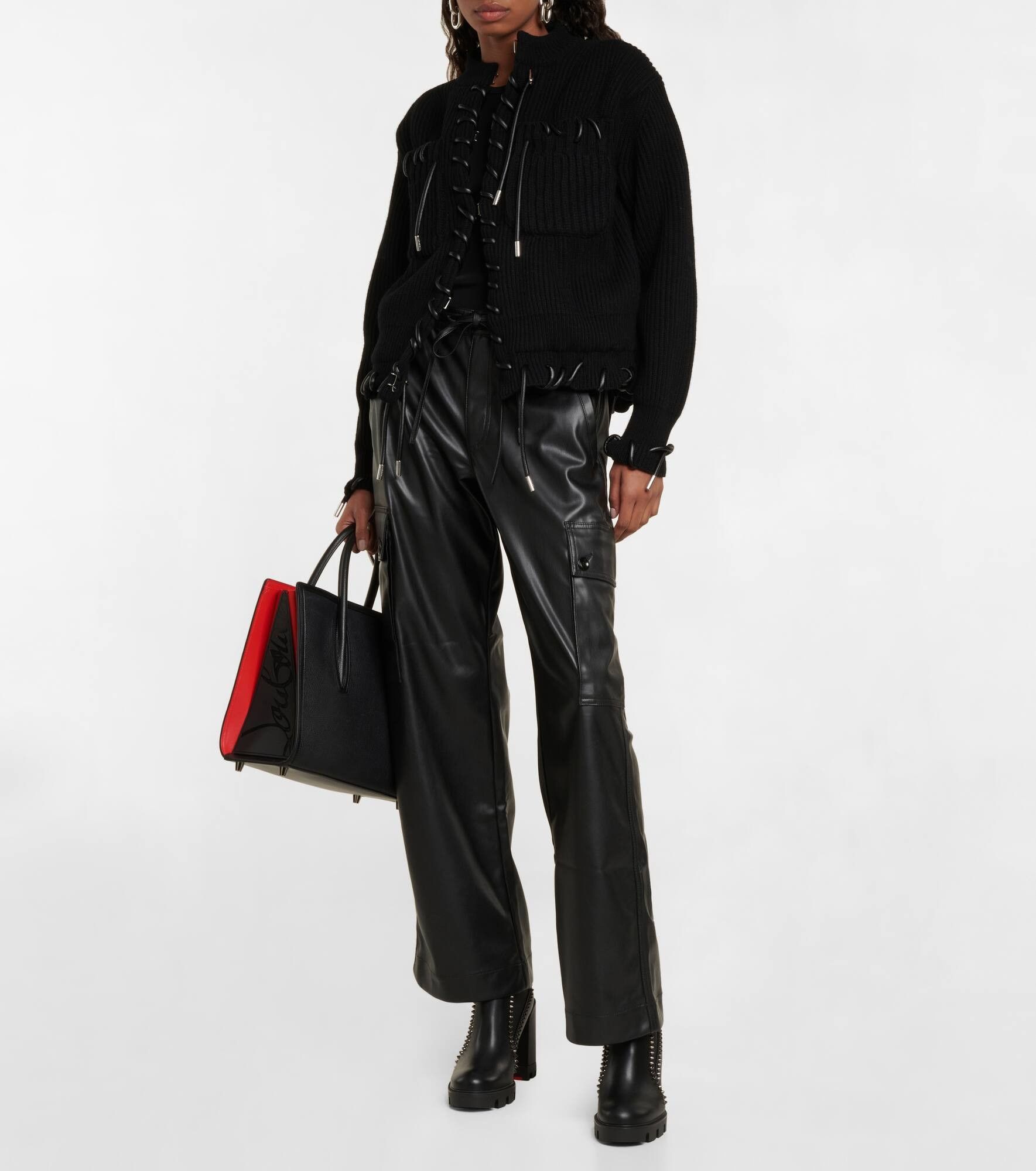 Christian Louboutin outline spikes lug 100mm Size US 6 / IT 36 - 2 Thumbnail