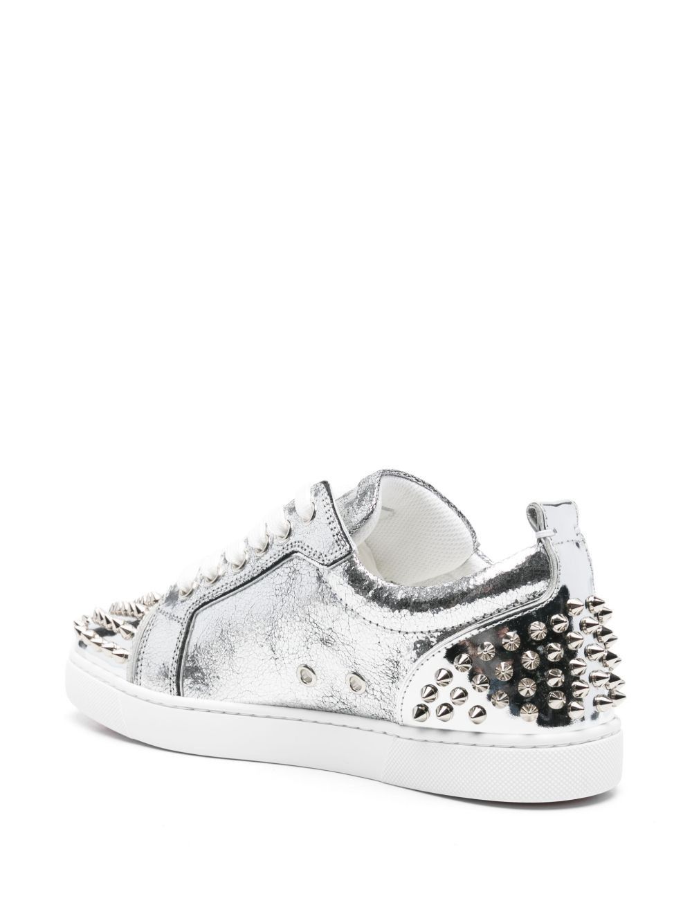 Christian Louboutin louis junior spikes silver Size US 9 / IT 39 - 3 Thumbnail