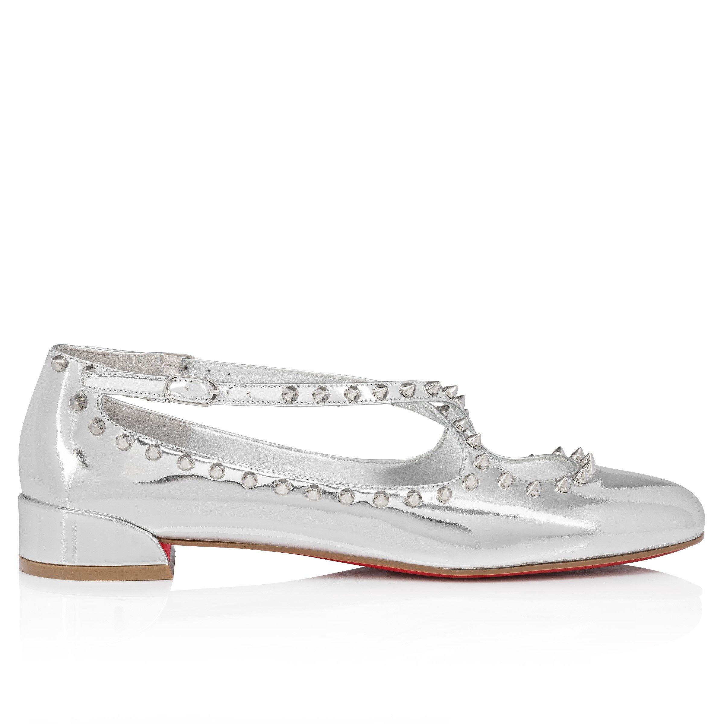 Christian Louboutin pilouta jane spikes silver Size US 12 / IT 42 - 2 Thumbnail