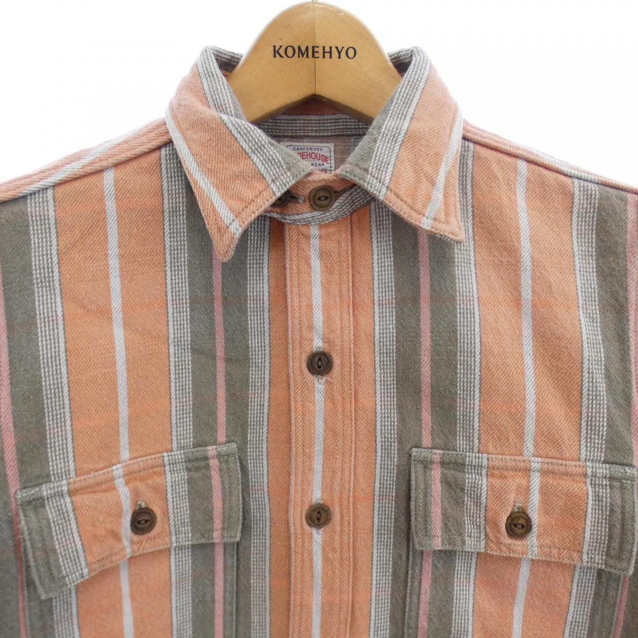 Other Other WARE HOUSE Shirt Cotton Dress Shirt DUTY FREE for USA Size ONE SIZE - 5 Thumbnail