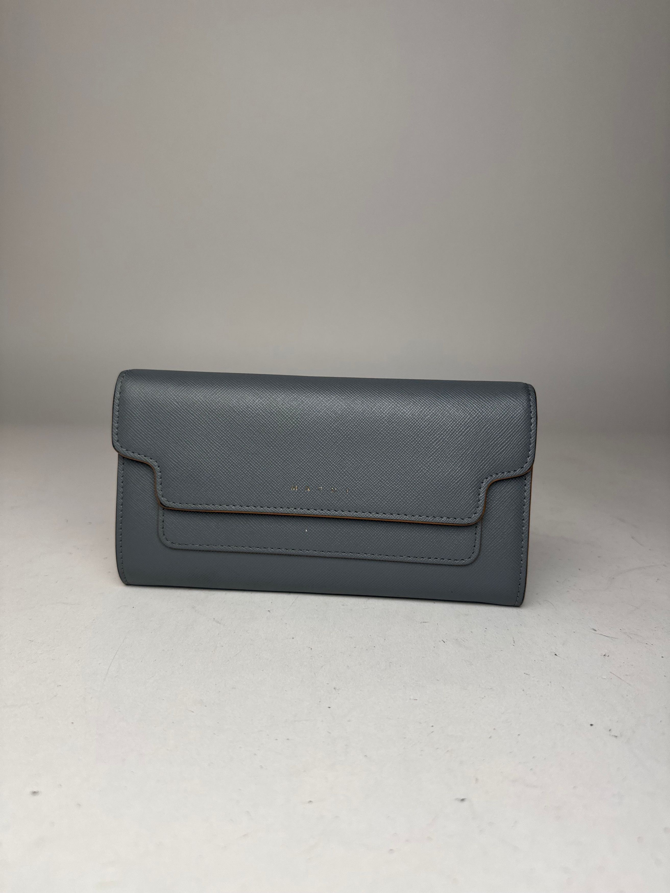 Marni Vintage Leather Wallet Blue Size ONE SIZE - 12 Thumbnail