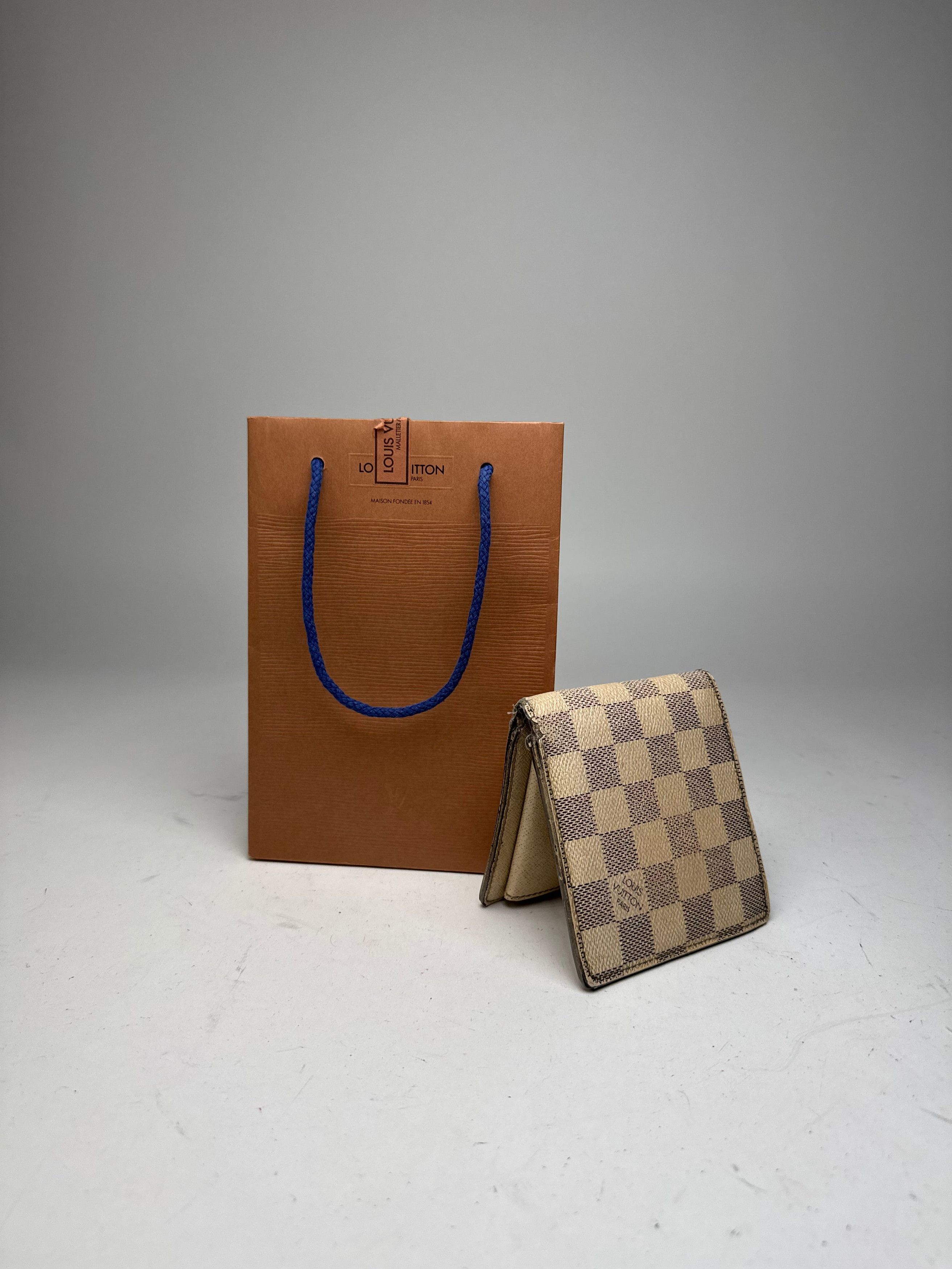 Louis Vuitton Vintage Damier Monogram Flapable Wallet Grey White Size ONE SIZE - 11 Thumbnail