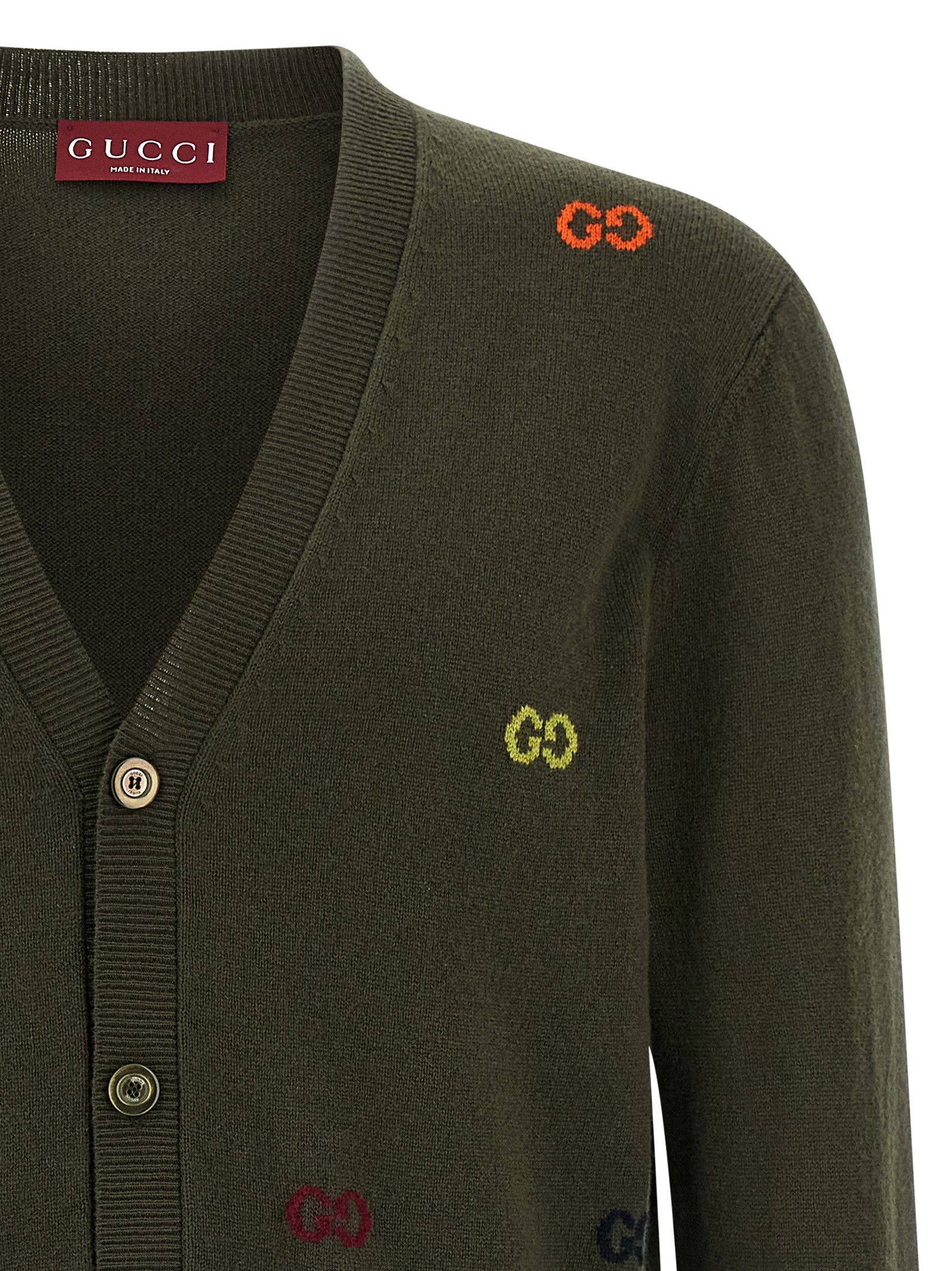 Gucci GG intarsia cardigan Size US XL / EU 56 / 4 - 3 Thumbnail