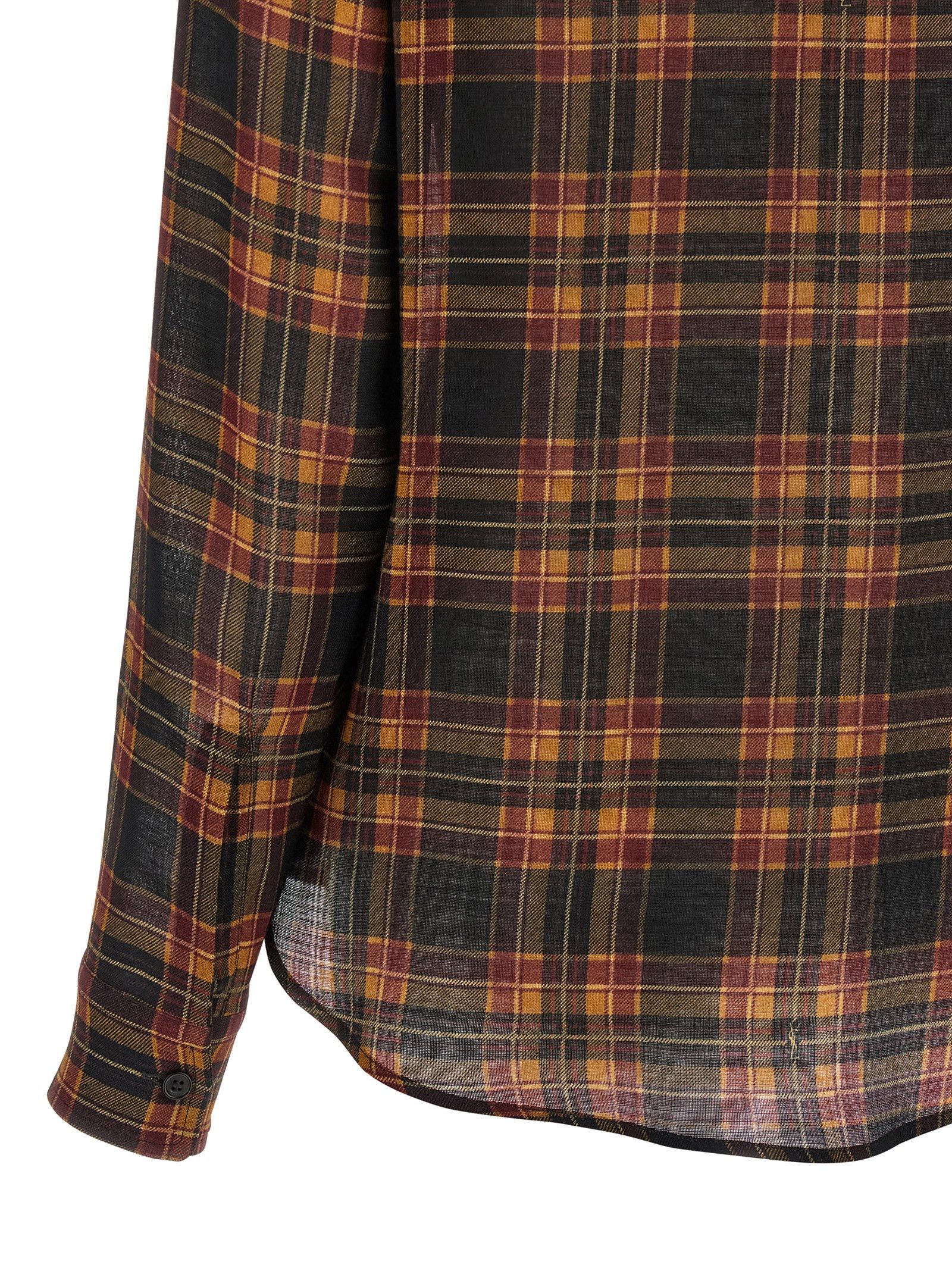 Saint Laurent Paris 'Cassandre' lavallière shirt Size L / US 10 / IT 46 - 5 Thumbnail