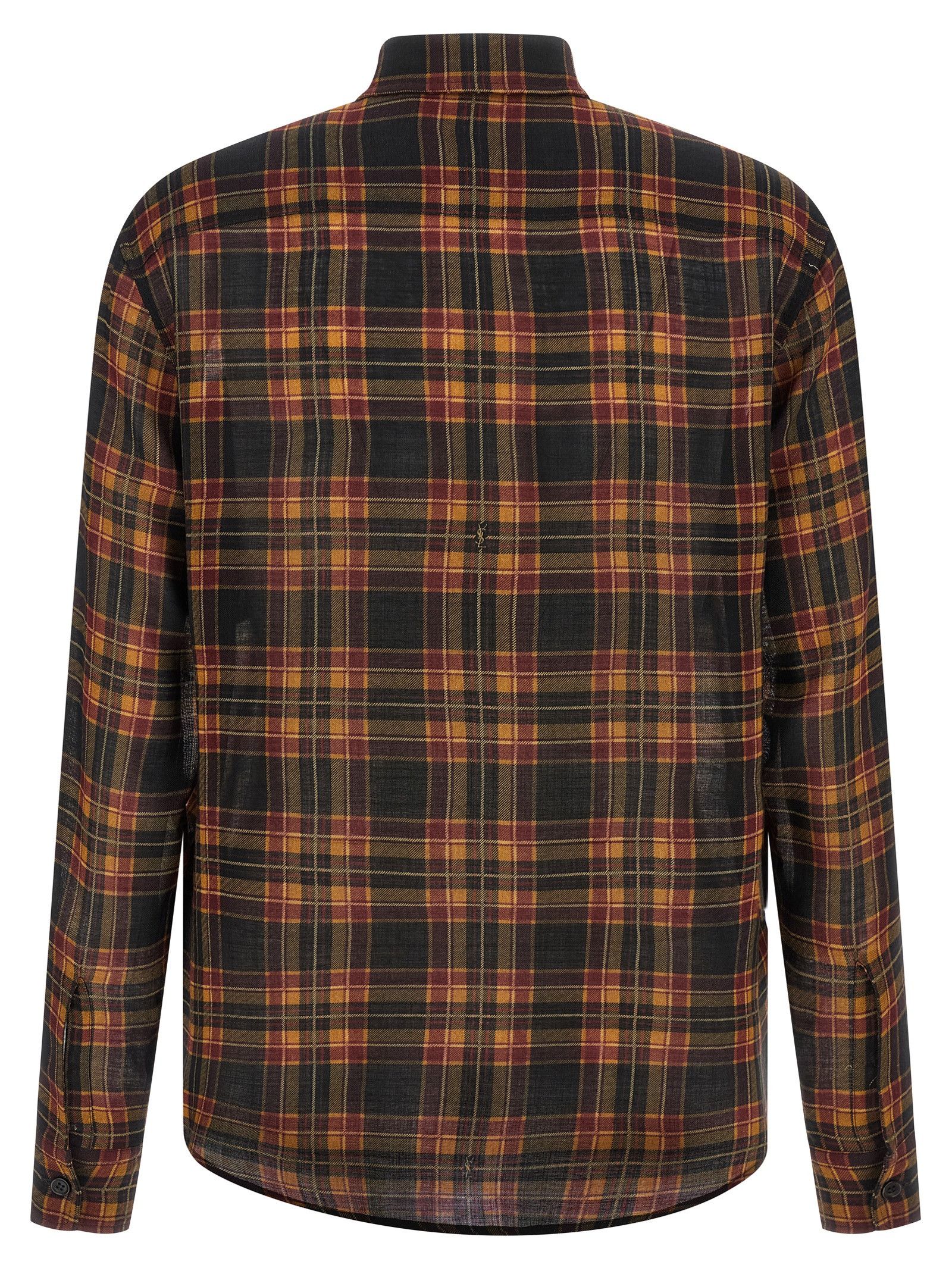 Saint Laurent Paris 'Cassandre' lavallière shirt Size L / US 10 / IT 46 - 3 Thumbnail