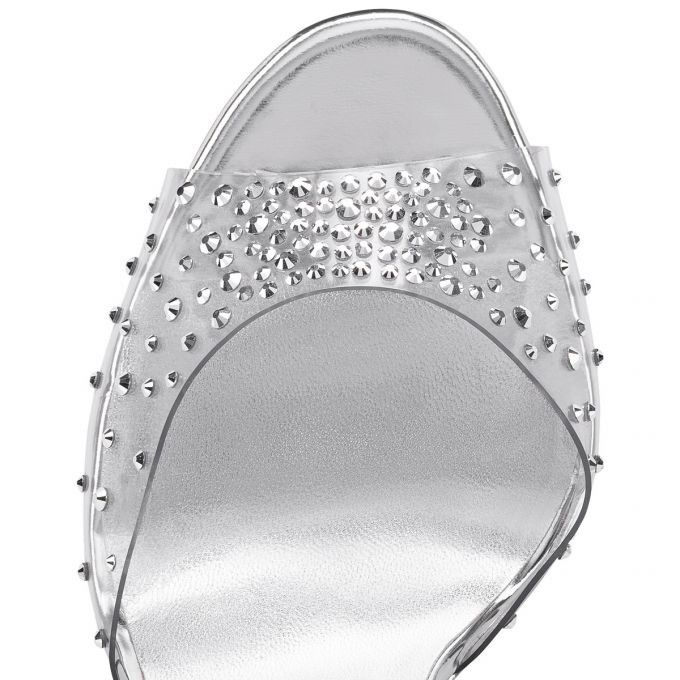 Christian Louboutin degratina frou silver Size US 5 / IT 35 - 4 Thumbnail