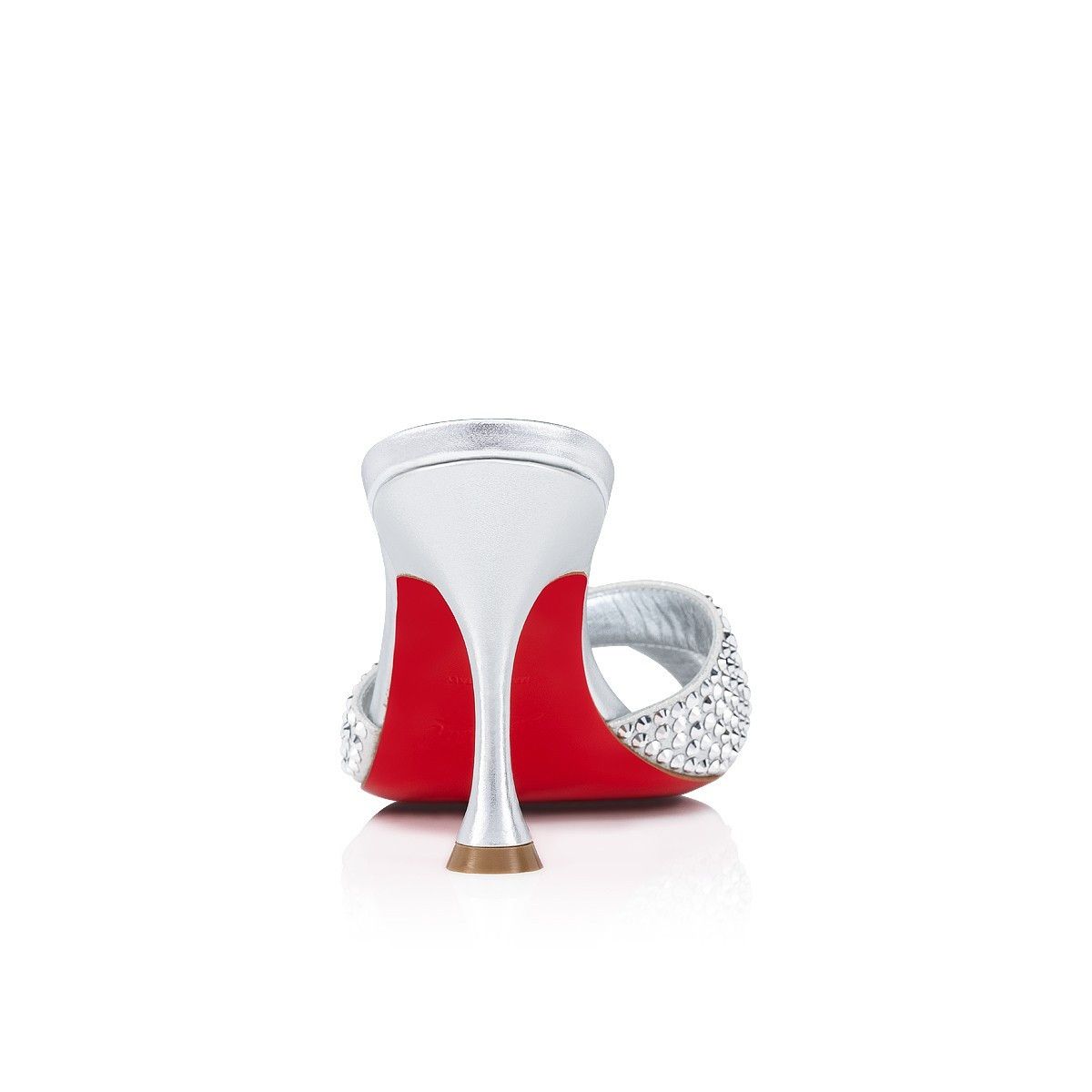 Christian Louboutin mariza is back strass 85mm silver Size US 5 / IT 35 - 4 Thumbnail