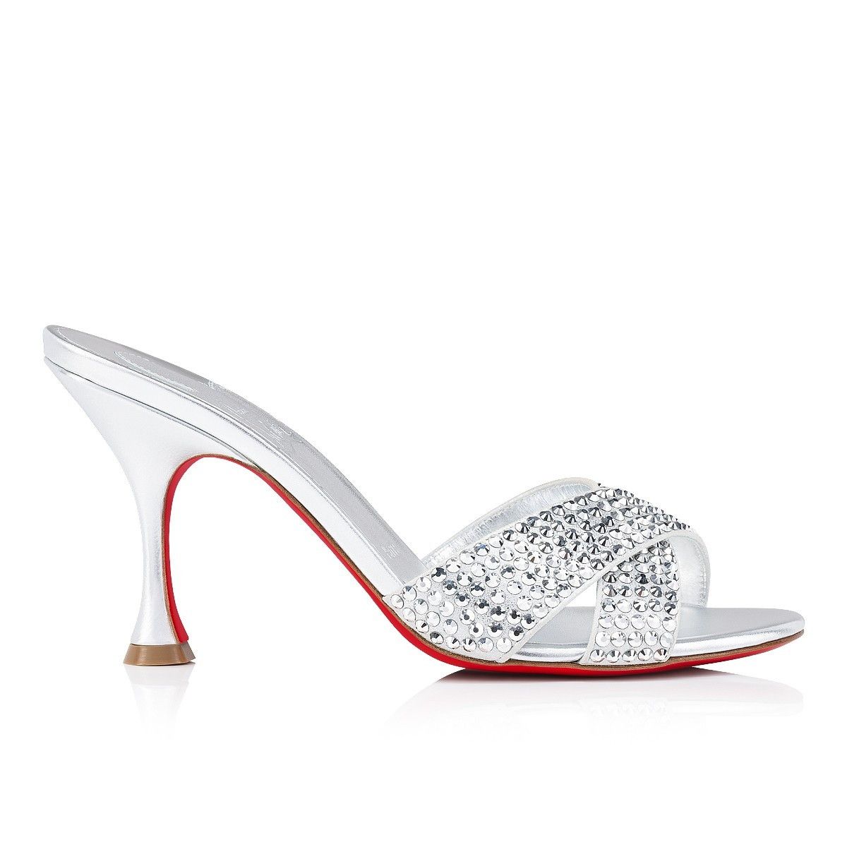 Christian Louboutin mariza is back strass 85mm silver Size US 6 / IT 36 - 3 Thumbnail