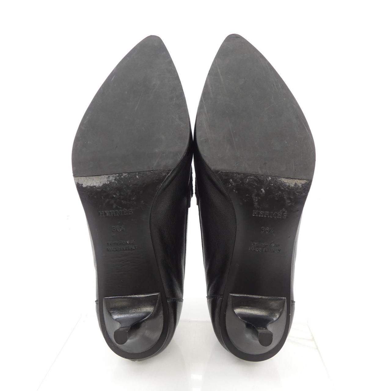 Hermes Hermes Hermes Nappa Pumps Leather Shoes DUTY FREE for USA Size ONE SIZE - 4 Thumbnail