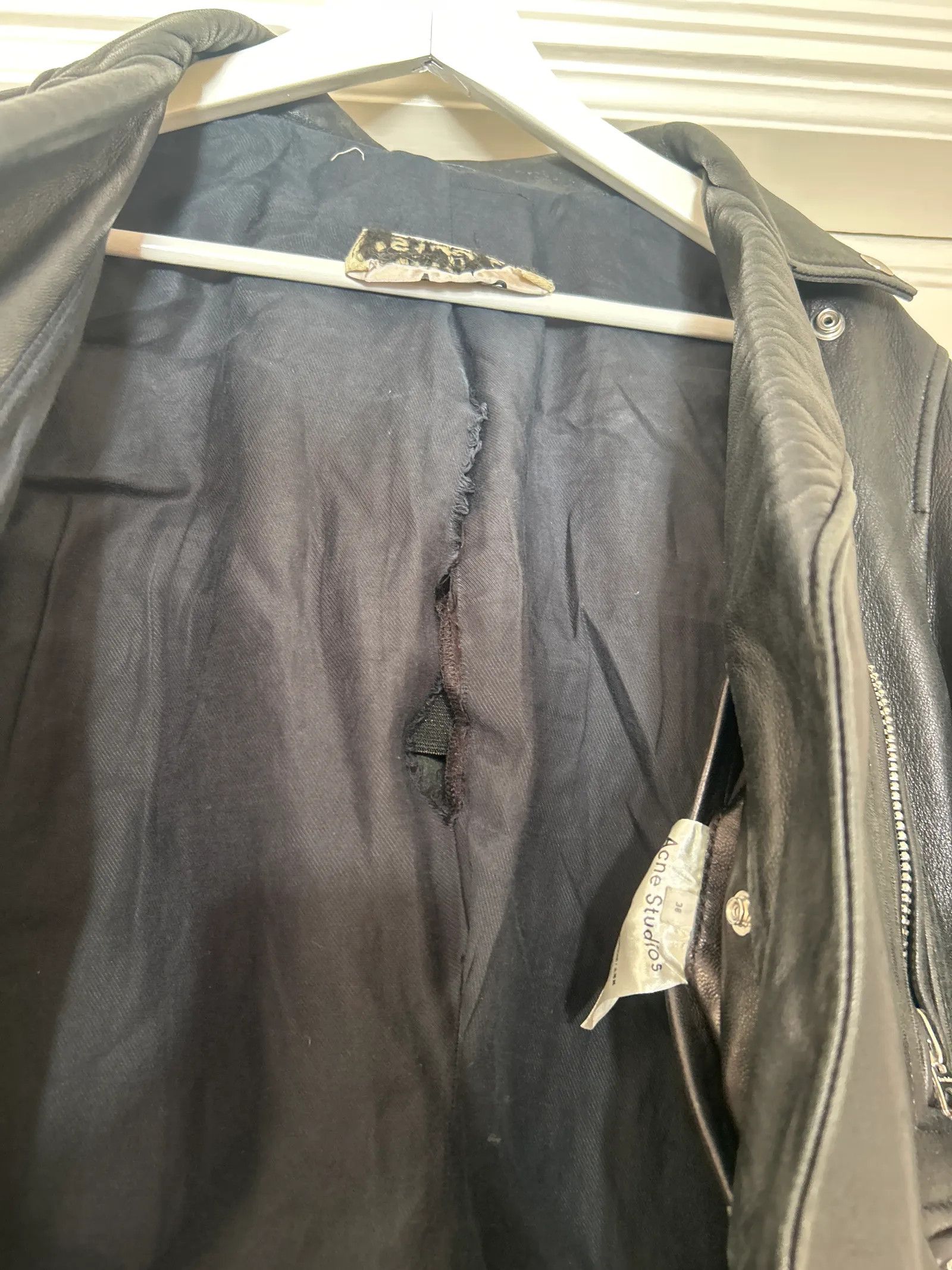 Acne Studios Acne Studios Mock Leather Jacket Size M / US 6-8 / IT 42-44 - 4 Thumbnail
