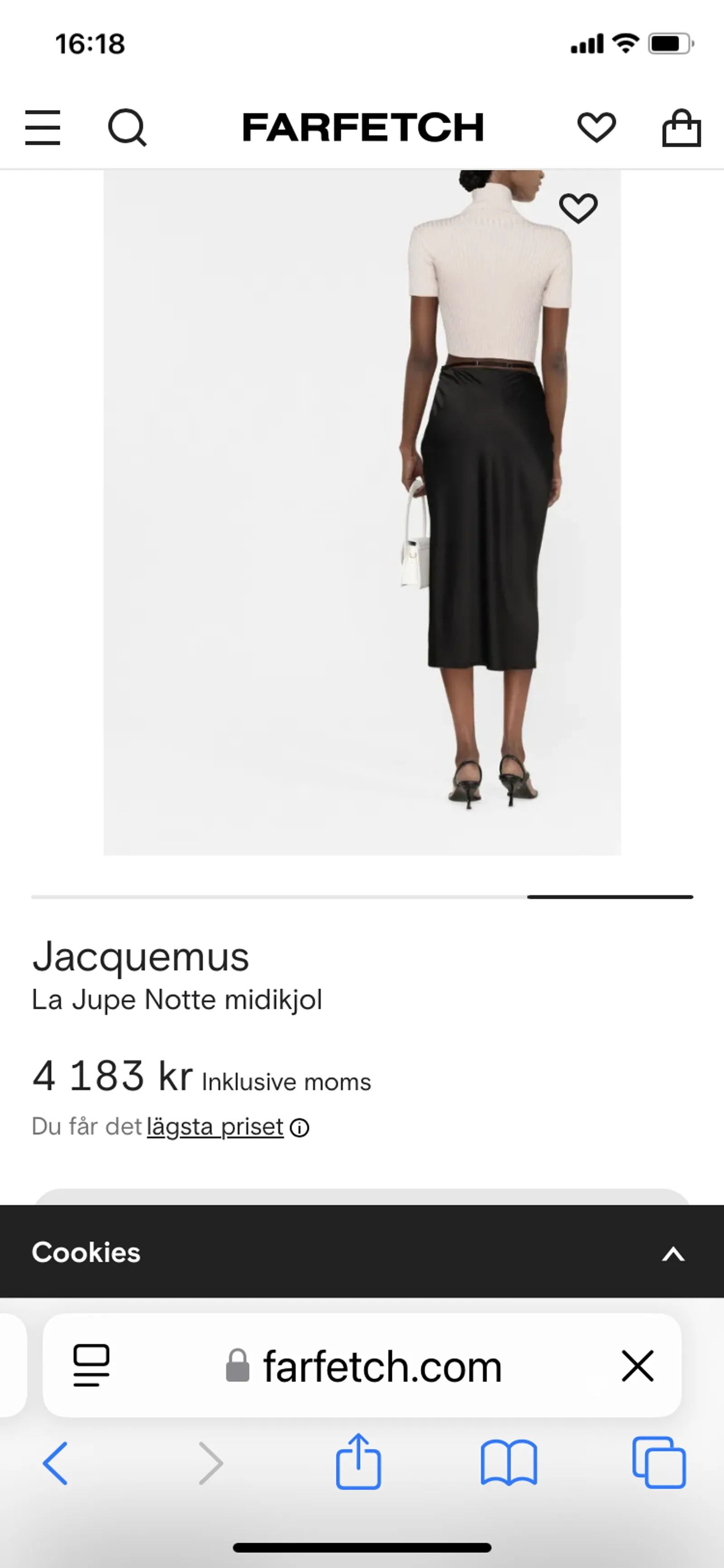 Jacquemus Jacquemus La Jupe notte, midikjol Skirt Size 27" / US 4 / IT 40 - 4 Thumbnail