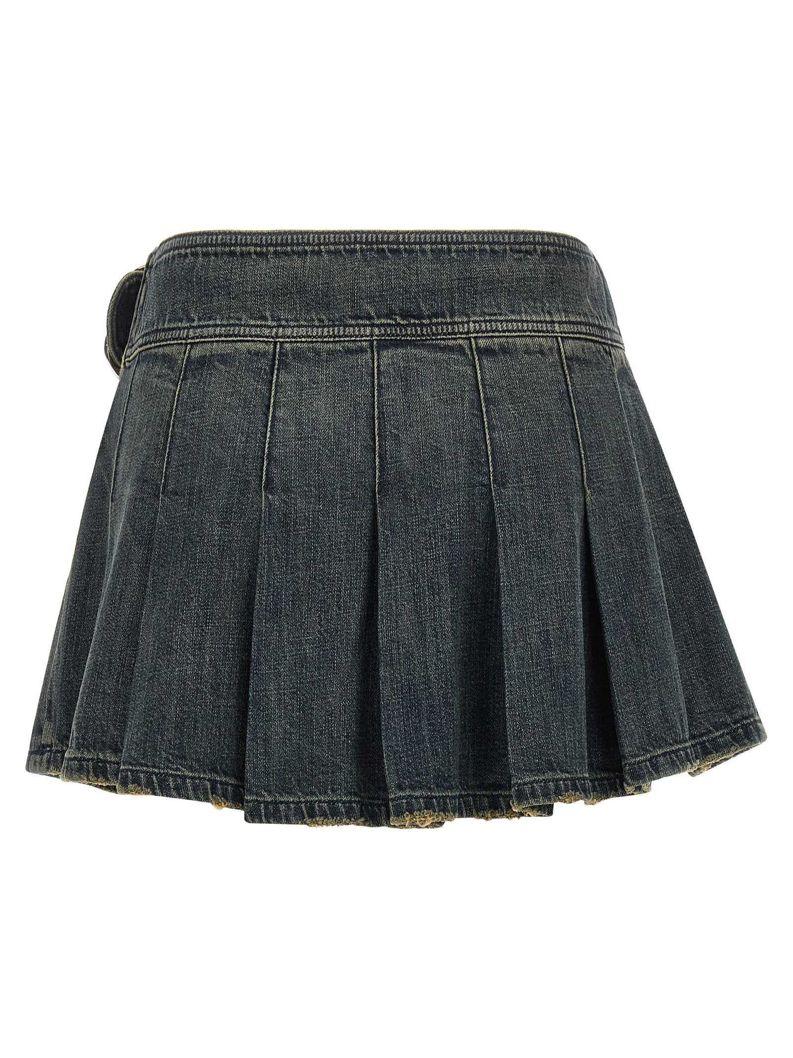 Balenciaga 'Buckle Pleated' skirt Size 30" / US 8 / IT 44 - 2 Thumbnail