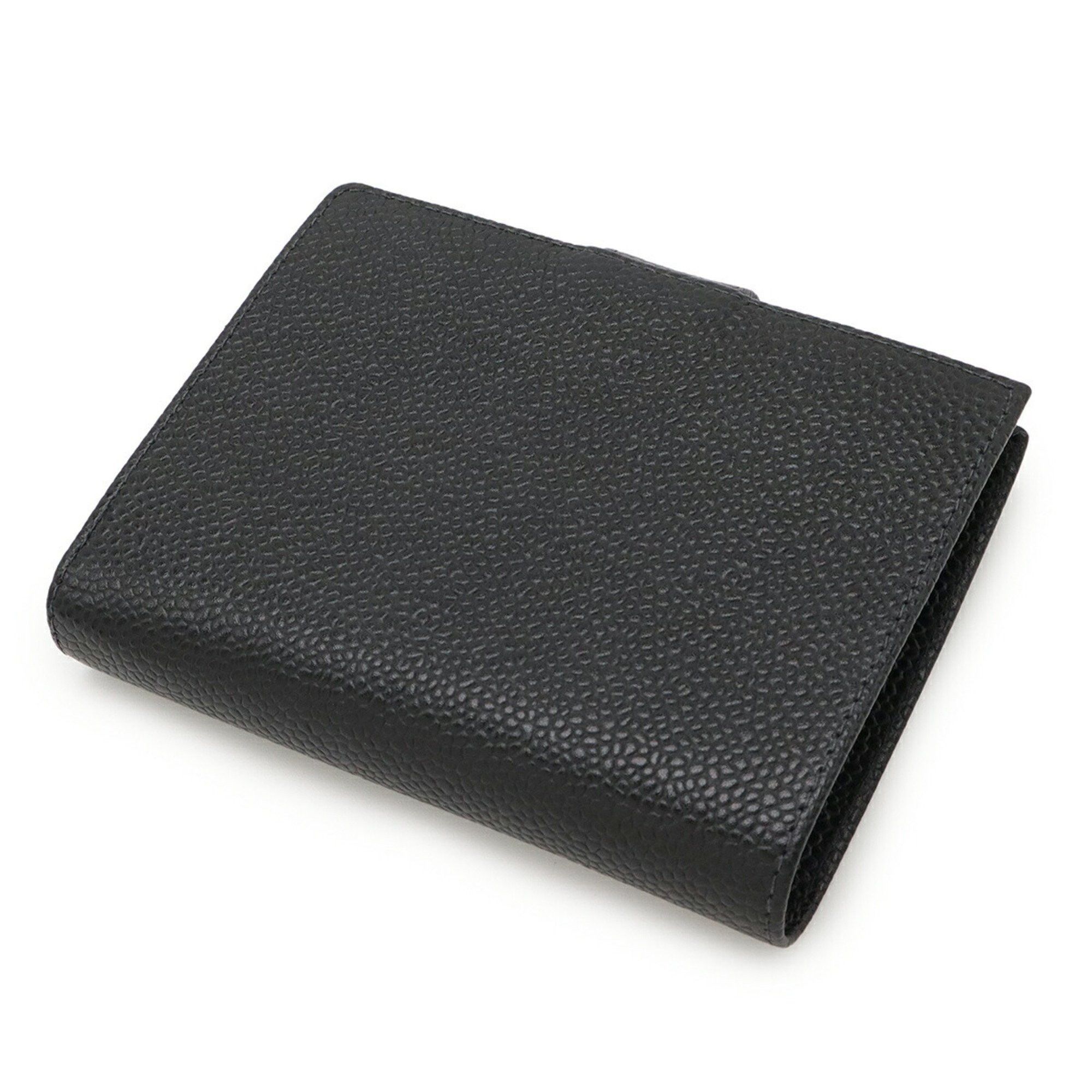 Chanel CHANEL Coco Mark Bifold Wallet in Black Caviar Leather, A13497 Size ONE SIZE - 3 Thumbnail
