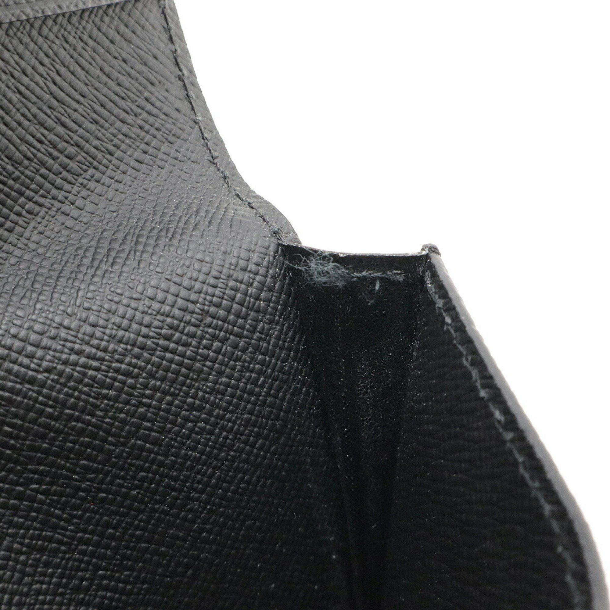 Louis Vuitton LOUIS VUITTON Taiga Envelope Carte de Visite NM Card Case/Business Holder, Noir, Black, M64595 Size ONE SIZE - 7 Thumbnail