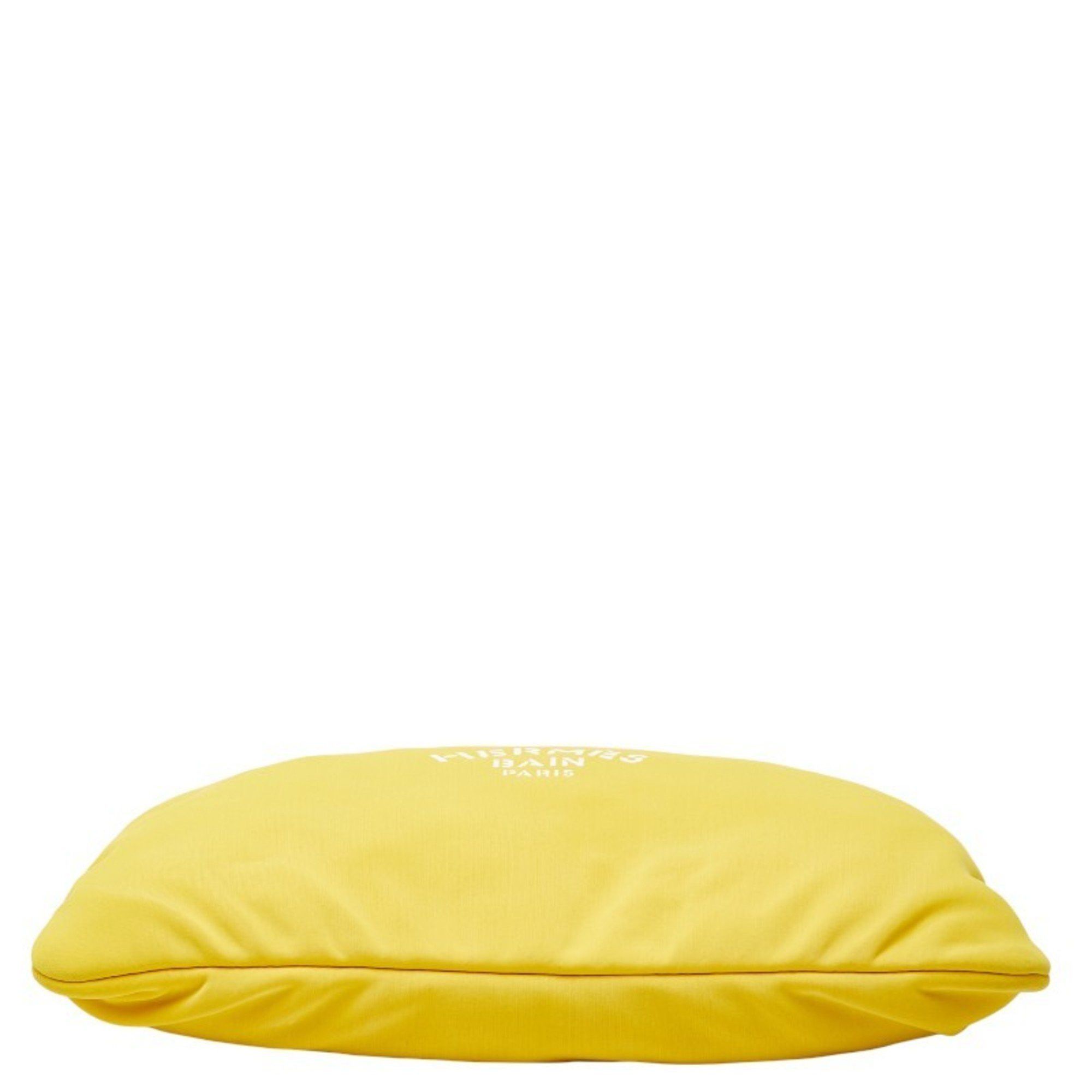 Hermes Hermes Hermès Truth Flat Neoban GM Pouch Clutch Bag in Yellow Polyamide and Elastane for Women Size ONE SIZE - 3 Thumbnail