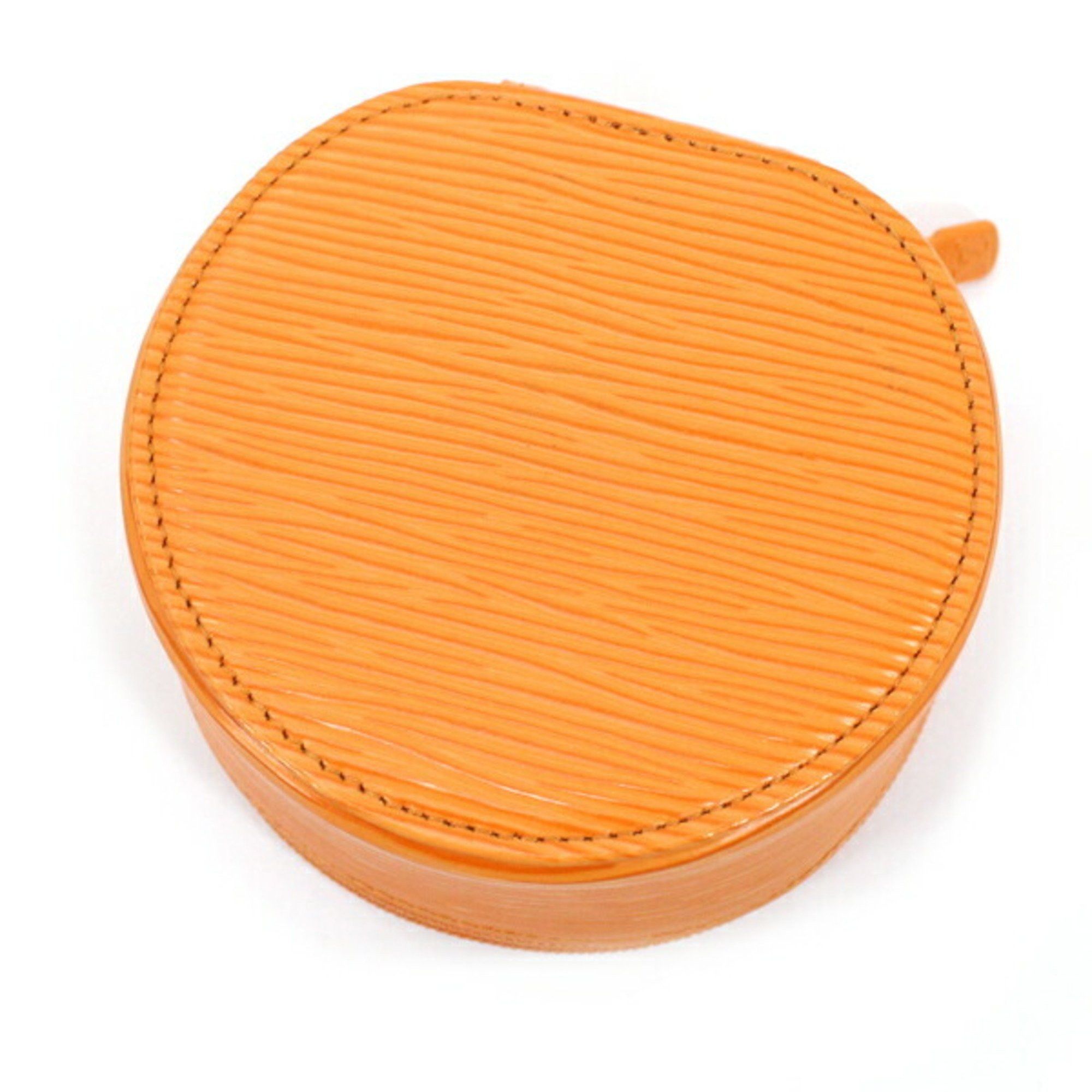 Louis Vuitton Louis Vuitton Epi Ecran Bijou Jewelry Case Bag Pouch Mandarin Orange Ring M48217 LOUIS VUITTON TK1923 Size ONE SIZE - 6 Thumbnail