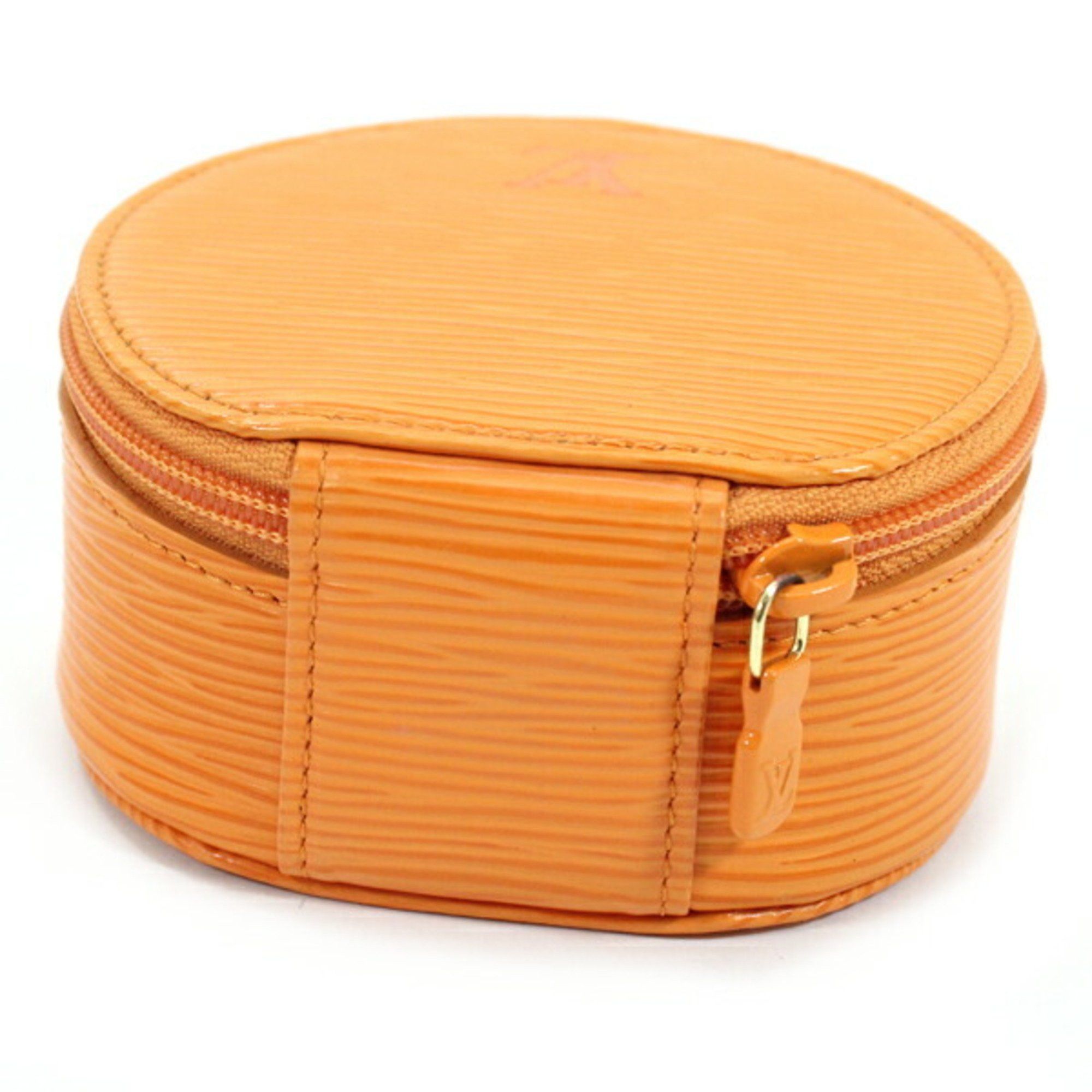 Louis Vuitton Louis Vuitton Epi Ecran Bijou Jewelry Case Bag Pouch Mandarin Orange Ring M48217 LOUIS VUITTON TK1923 Size ONE SIZE - 4 Thumbnail