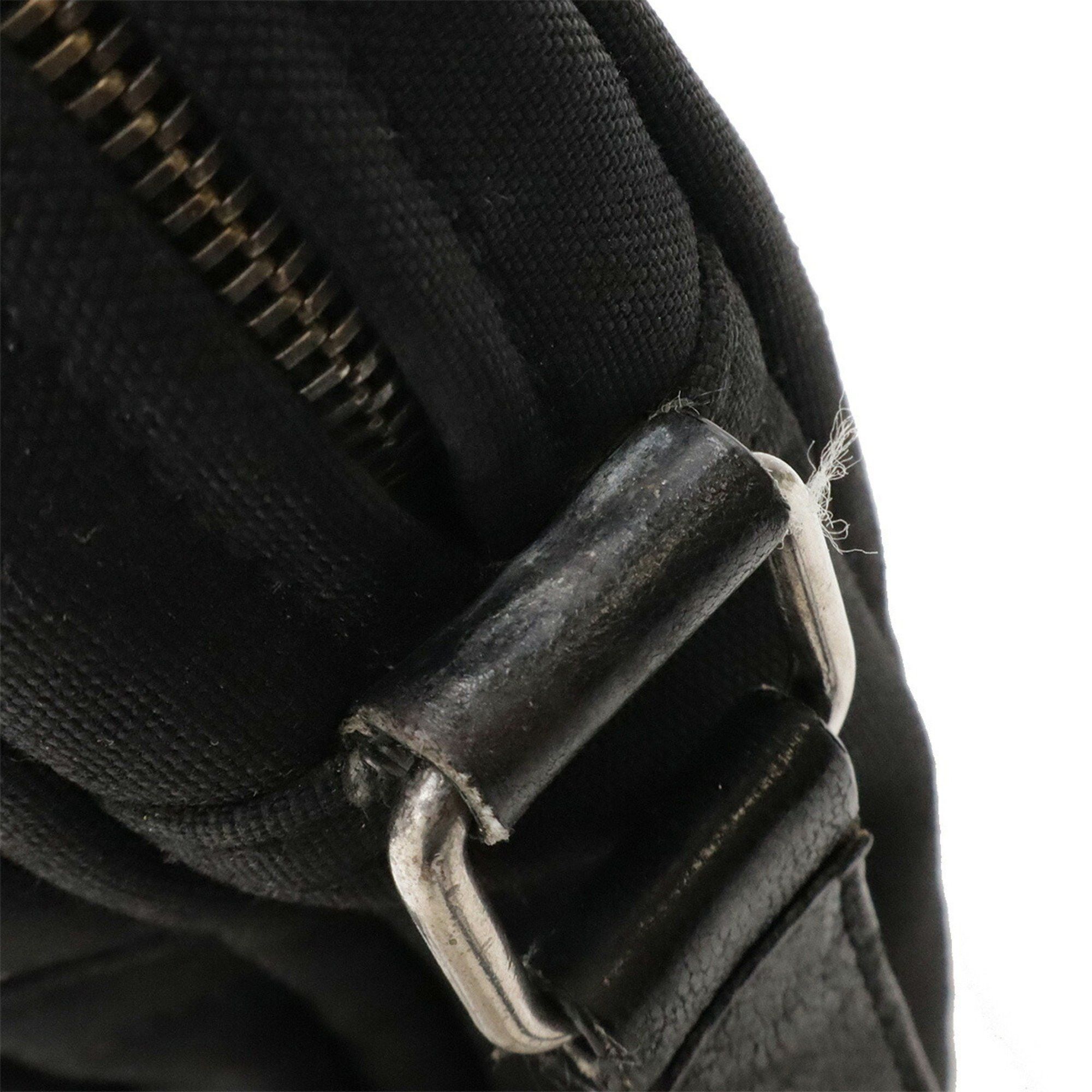 Yves Saint Laurent SAINT LAURENT PARIS YSL Yves Saint Laurent Shoulder Bag Pochette Canvas Leather Black 581700 Size ONE SIZE - 7 Thumbnail