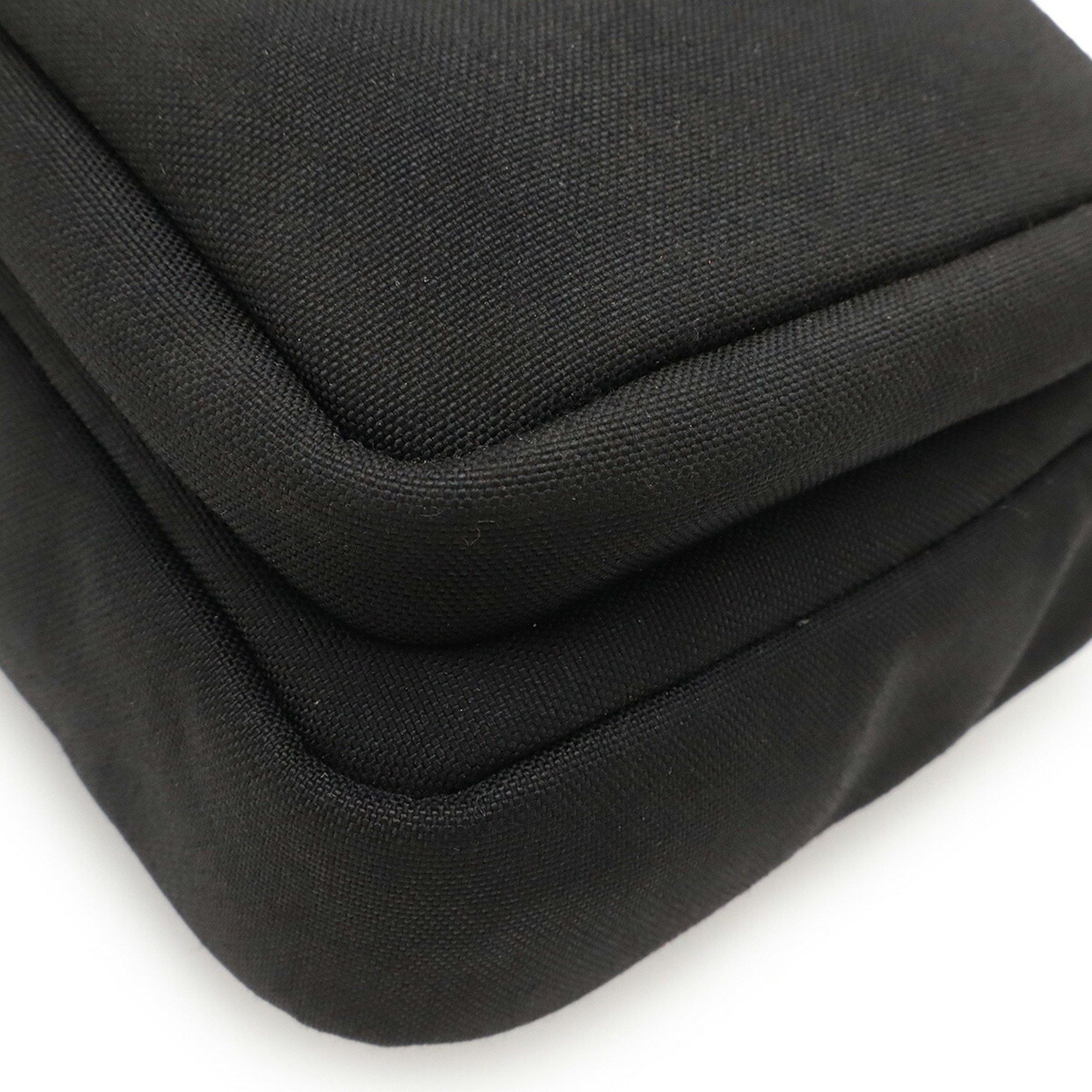 Yves Saint Laurent SAINT LAURENT PARIS YSL Yves Saint Laurent Shoulder Bag Pochette Canvas Leather Black 581700 Size ONE SIZE - 4 Thumbnail