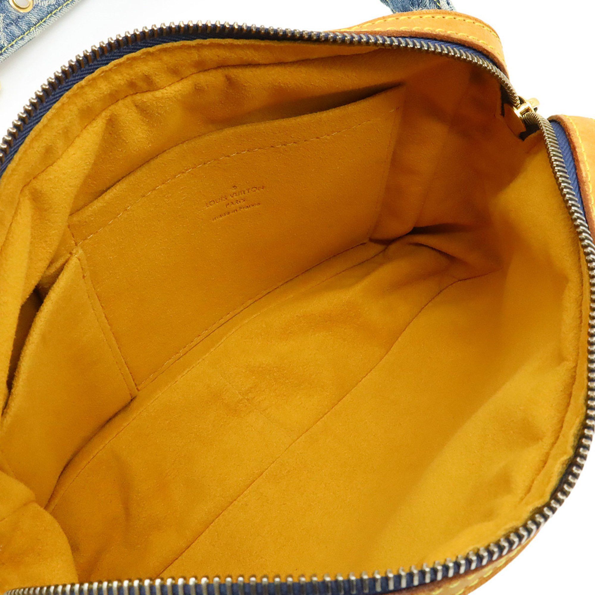 Louis Vuitton LOUIS VUITTON Monogram Denim Bum Bag, Waist Shoulder Blue, M95347 Size ONE SIZE - 8 Thumbnail