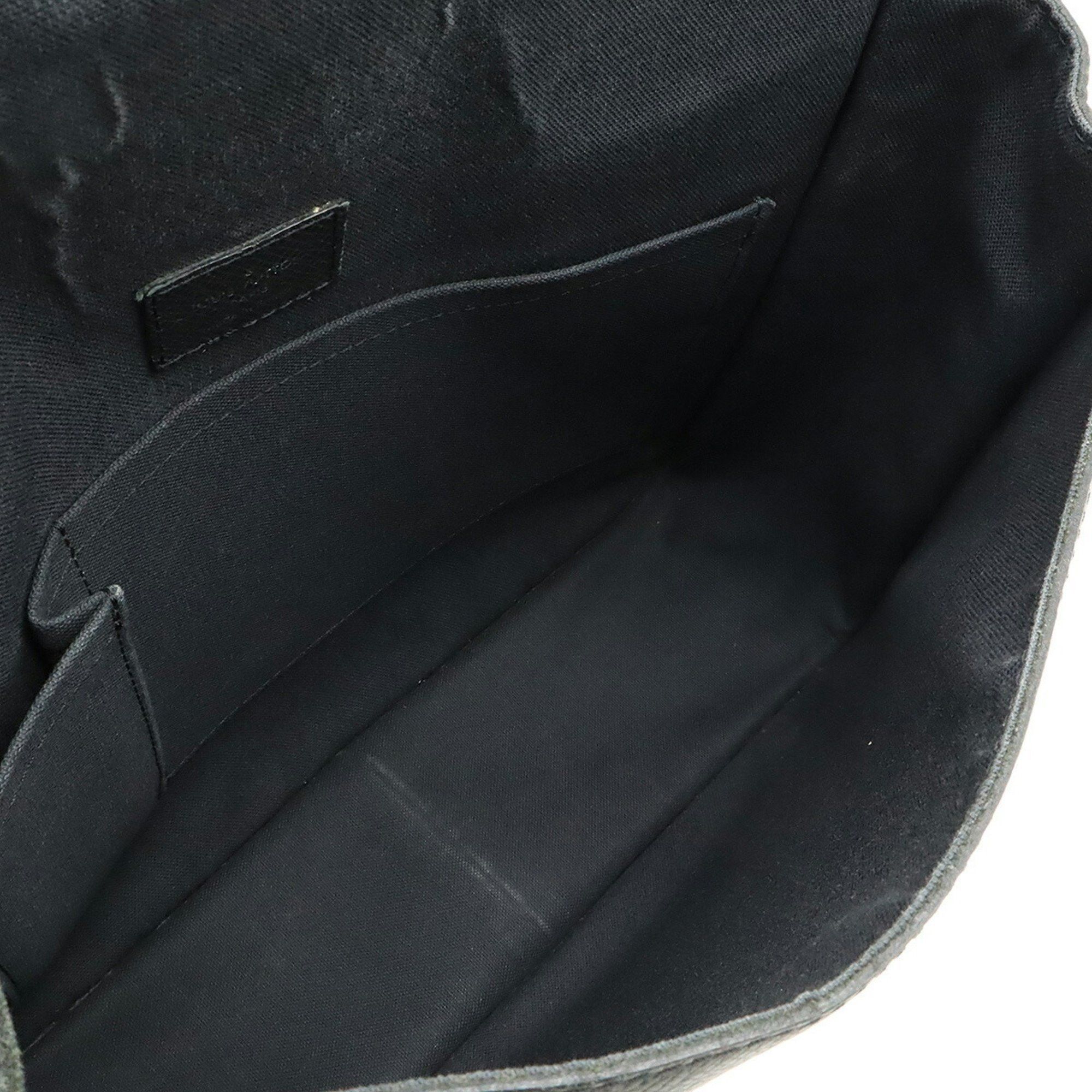 Louis Vuitton LOUIS VUITTON Taiga Andrei Shoulder Bag, Leather Ardoise Black, M32482 Size ONE SIZE - 8 Thumbnail